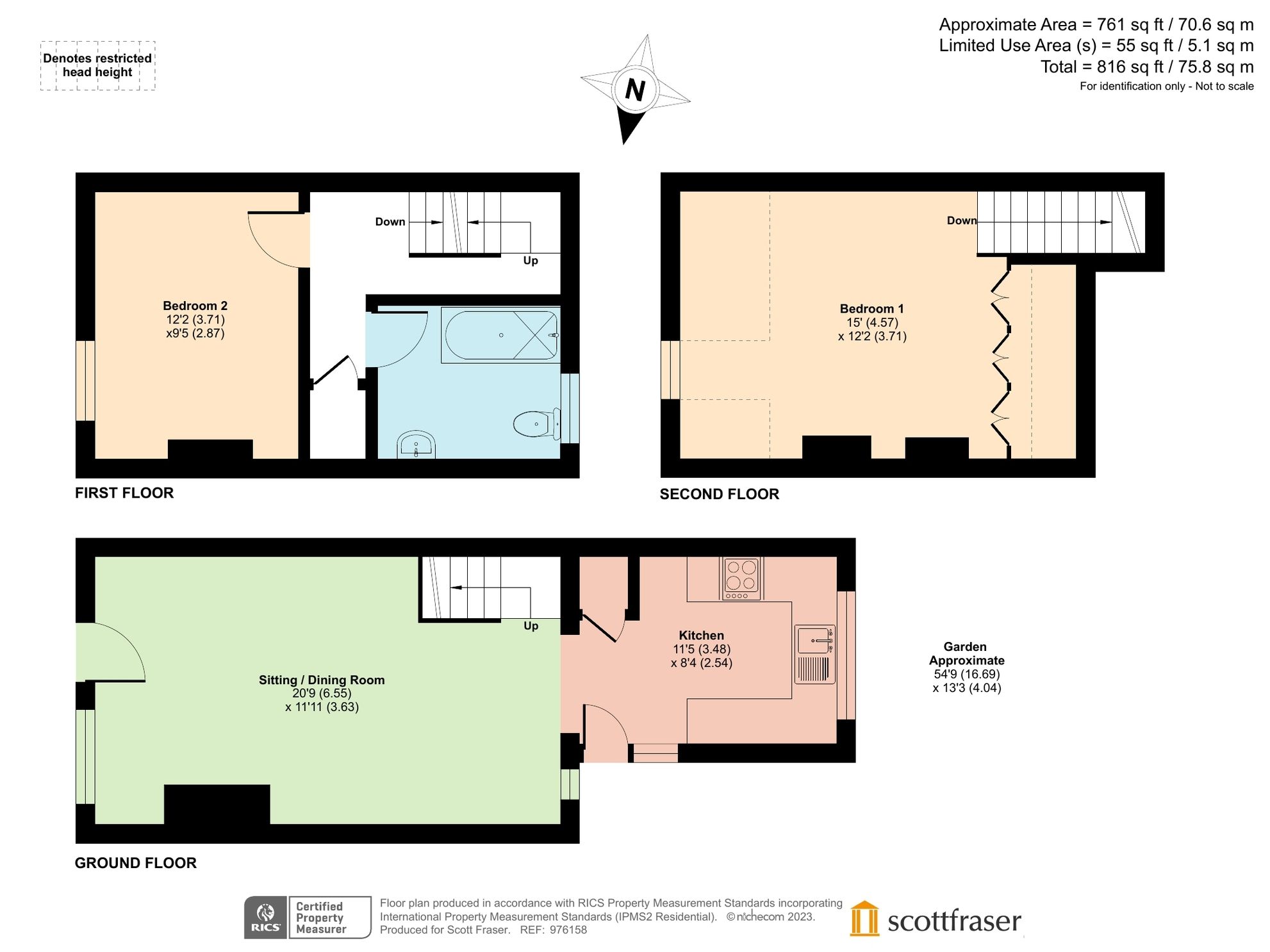 2 bed terraced house for sale in The Crofts, Witney, Oxfordshire OX28