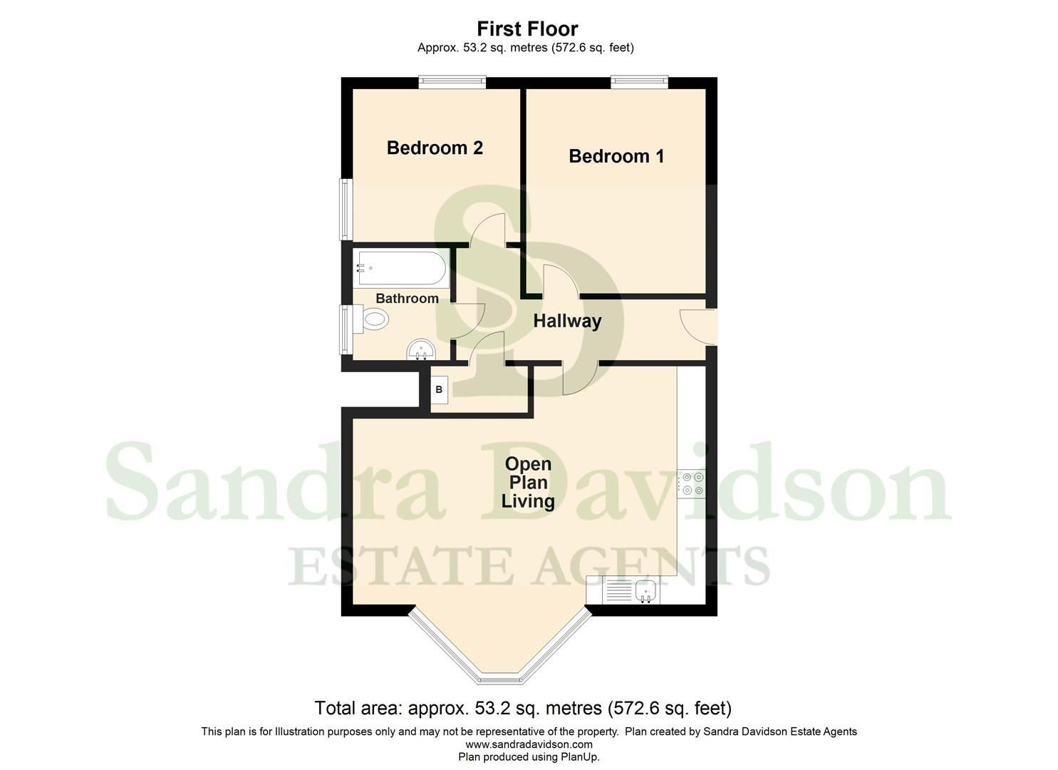 2 bed flat for sale in Flat 6, Tynemouth House N15 Zoopla
