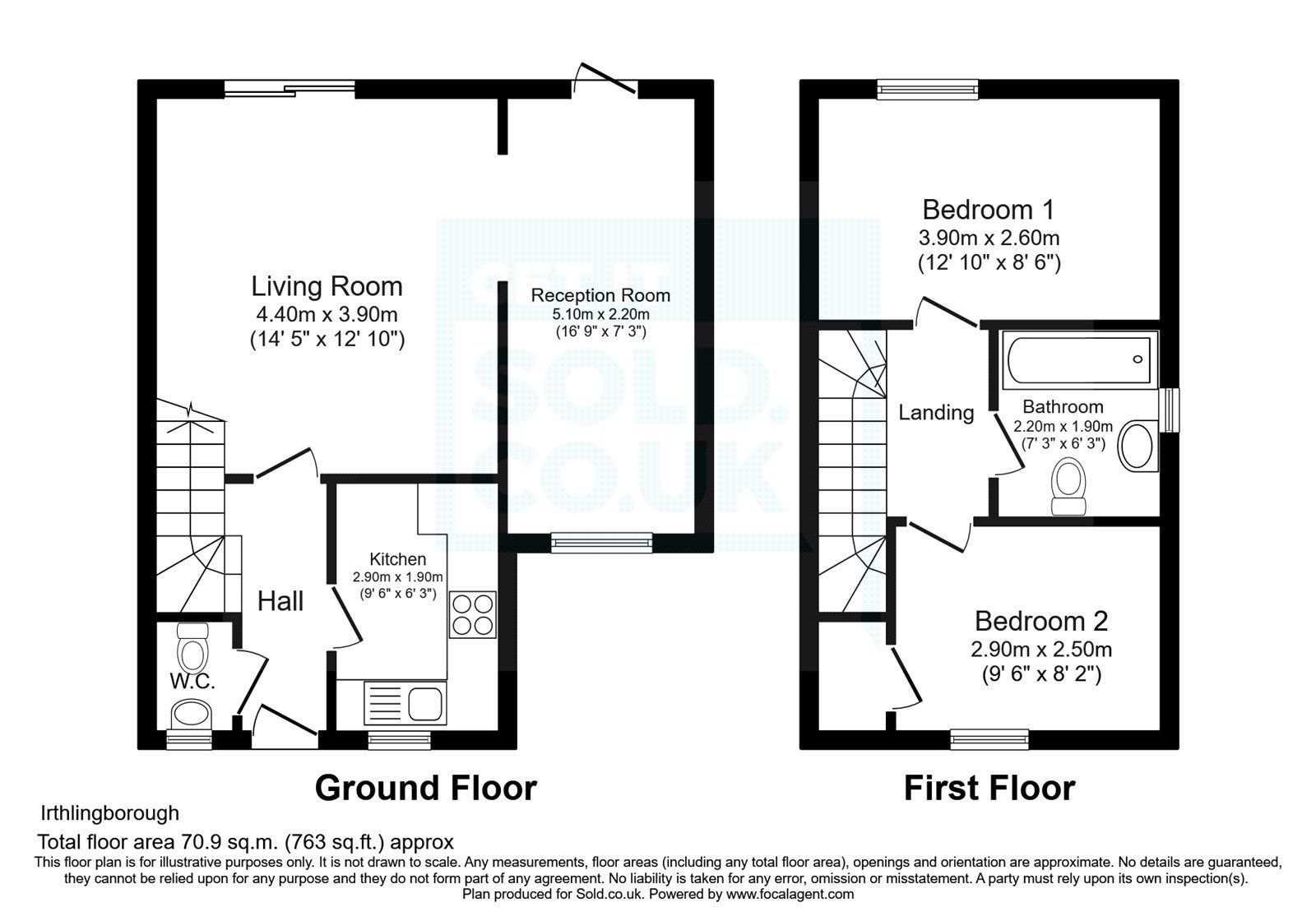 2 bed semidetached house for sale in Lodge Way, Irthlingborough