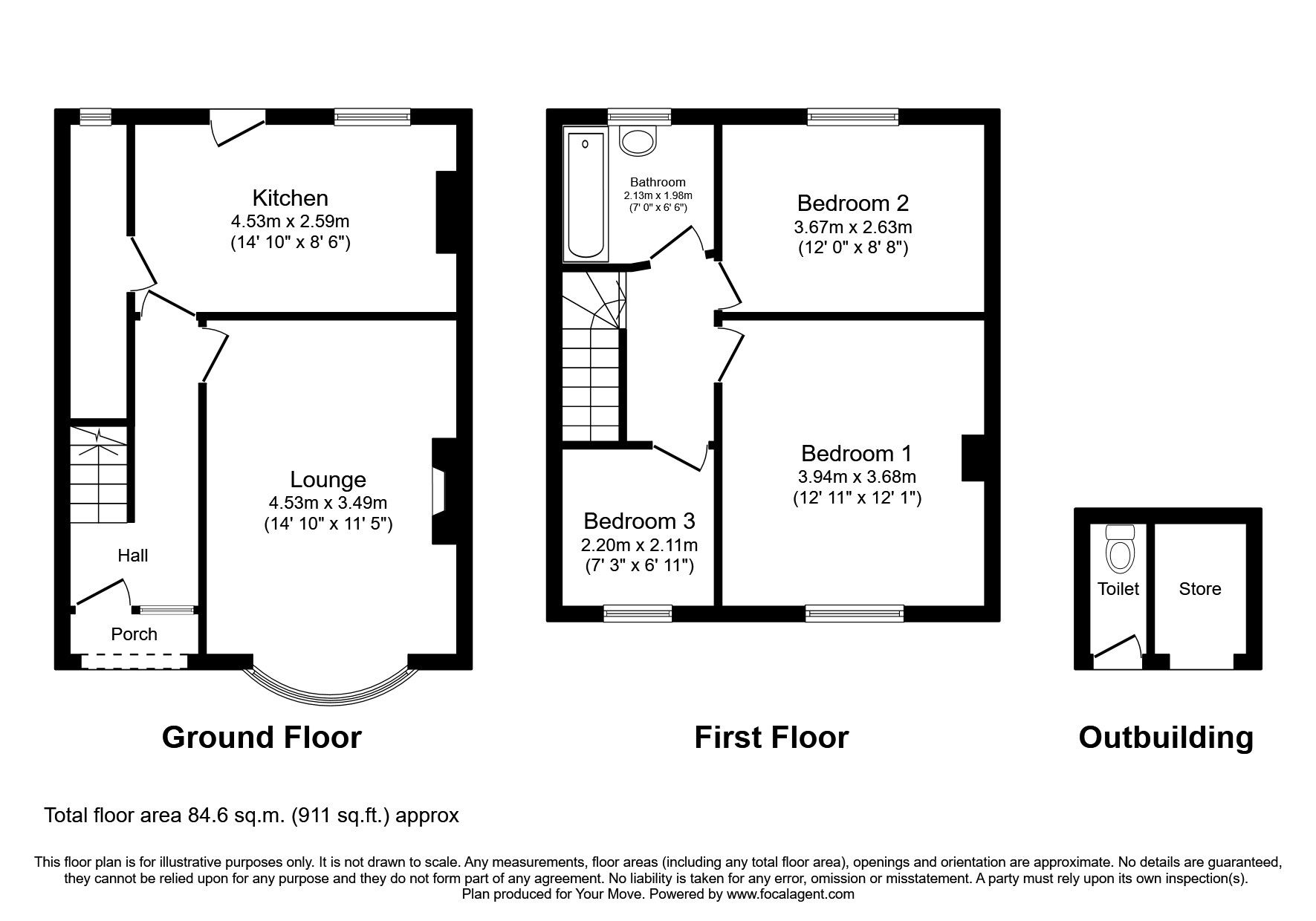 3 bed terraced house for sale in King Edward Road, Loughborough