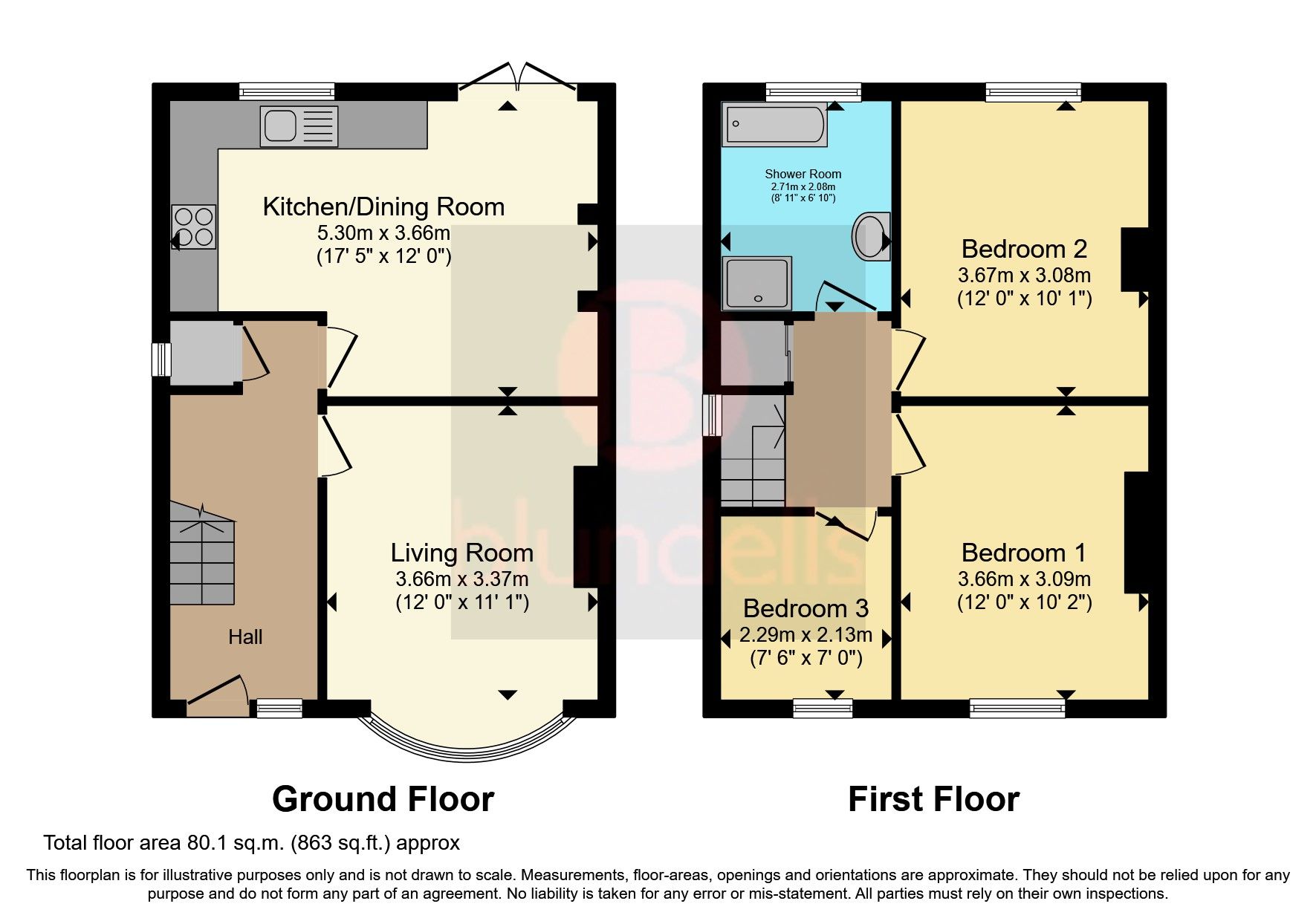 3 bed semidetached house for sale in Stradbroke Road, Sheffield, South