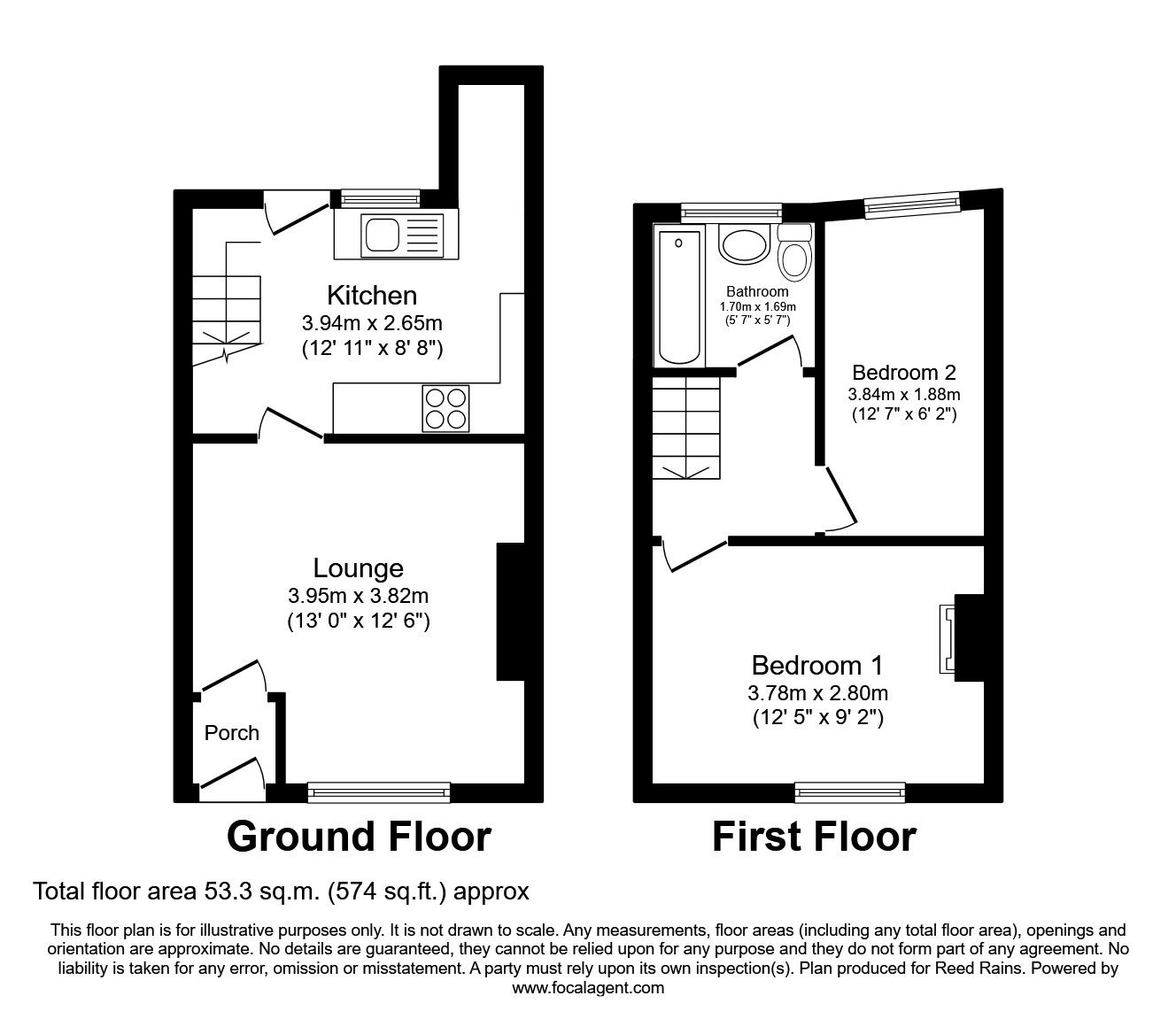 2 bed terraced house for sale in Tulketh Crescent, AshtonOnRibble