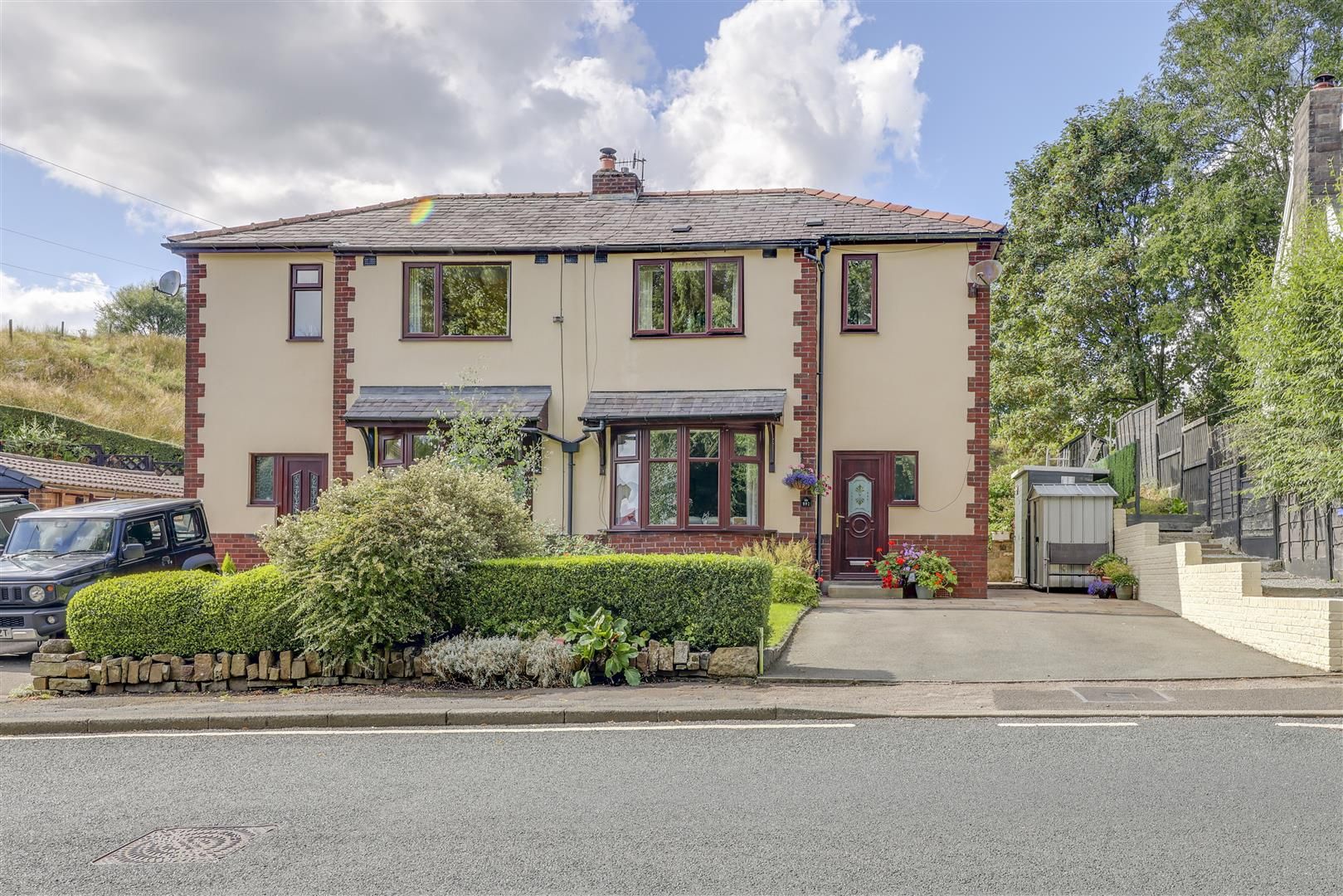 2 bed semidetached house for sale in Burnley Road East, Lumb