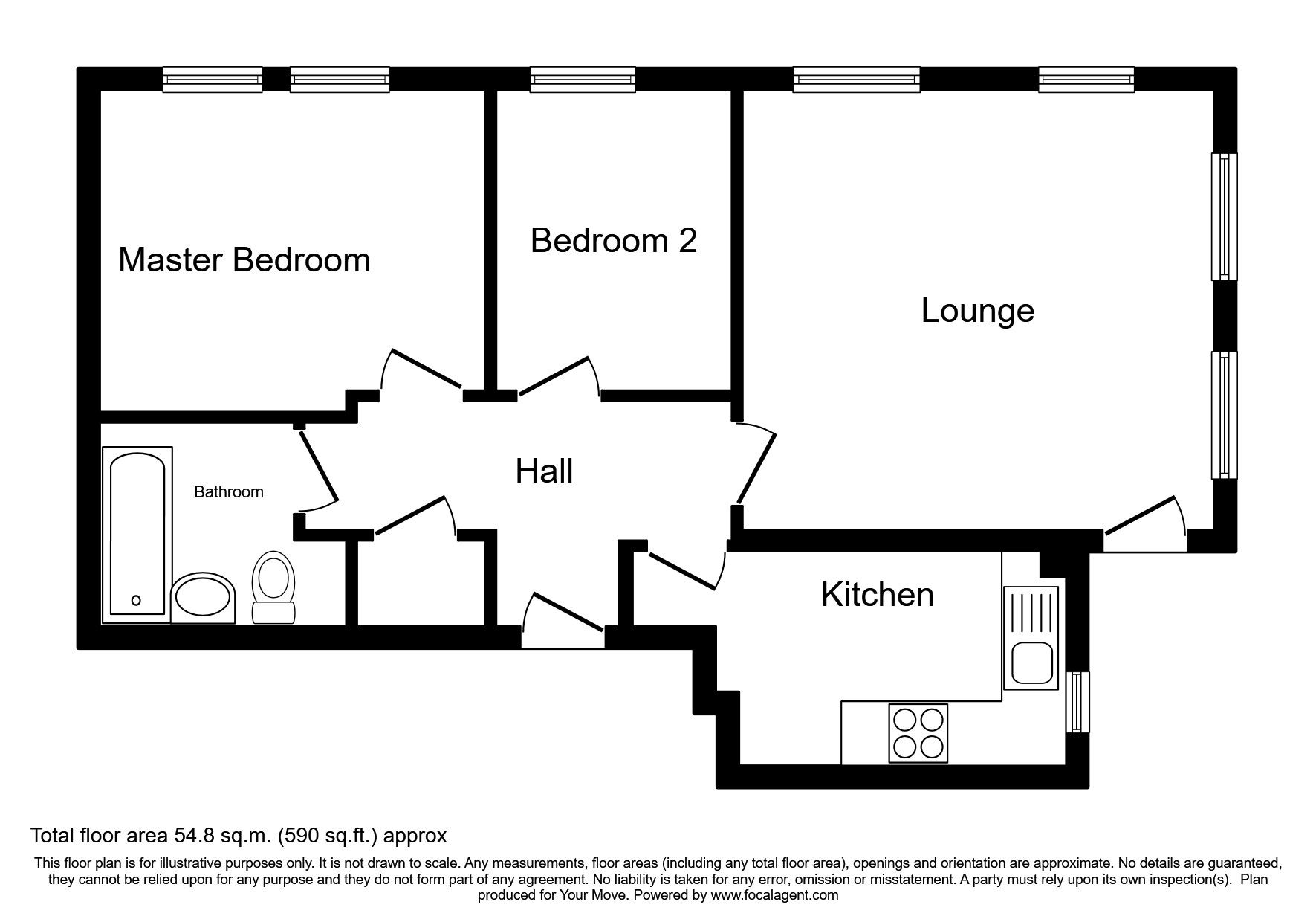 2 bed flat for sale in Mary Court, Chatham, Kent ME4 Zoopla