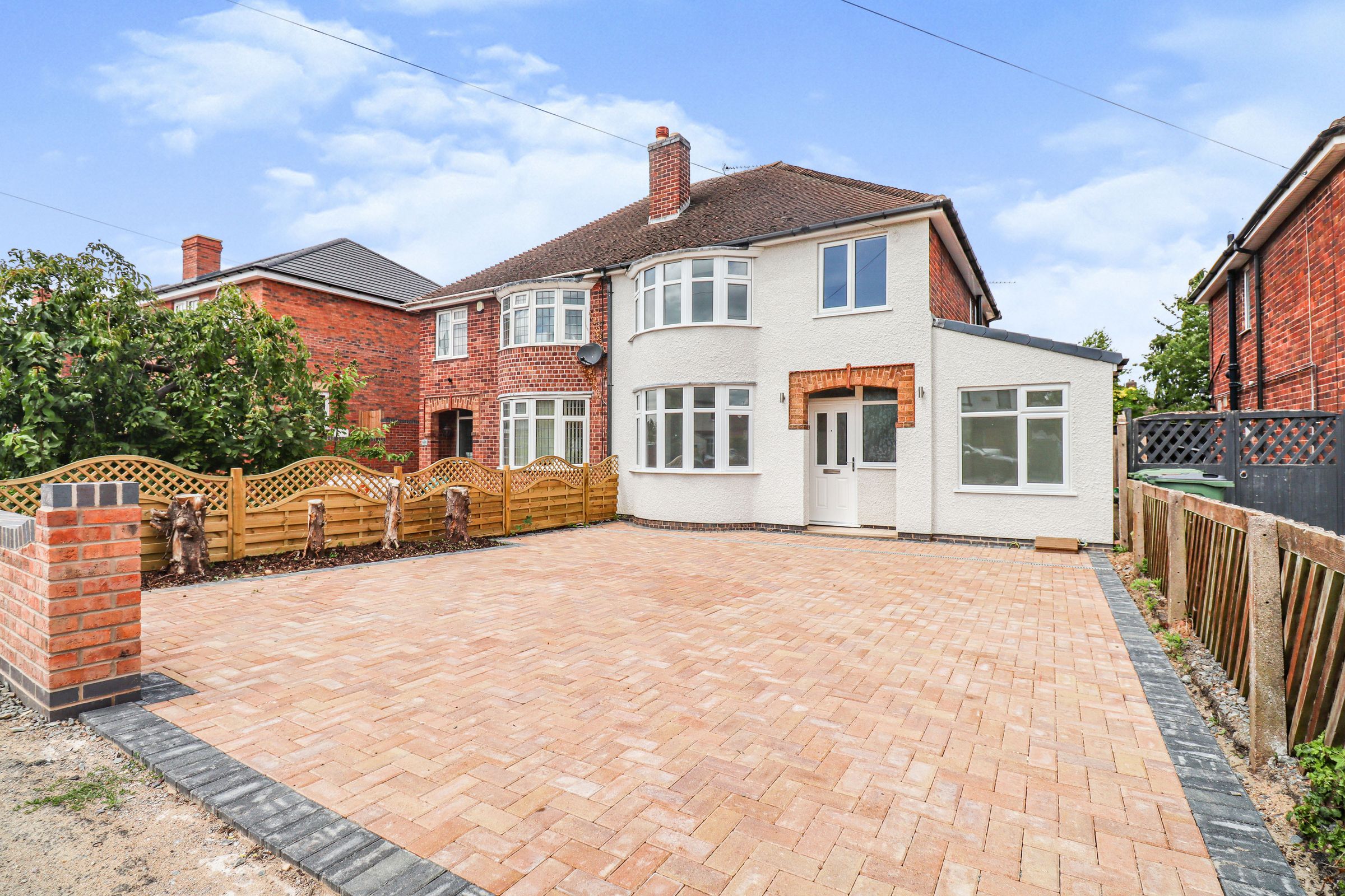 4 bed semidetached house for sale in Grove Road, Blaby, Leicester LE8