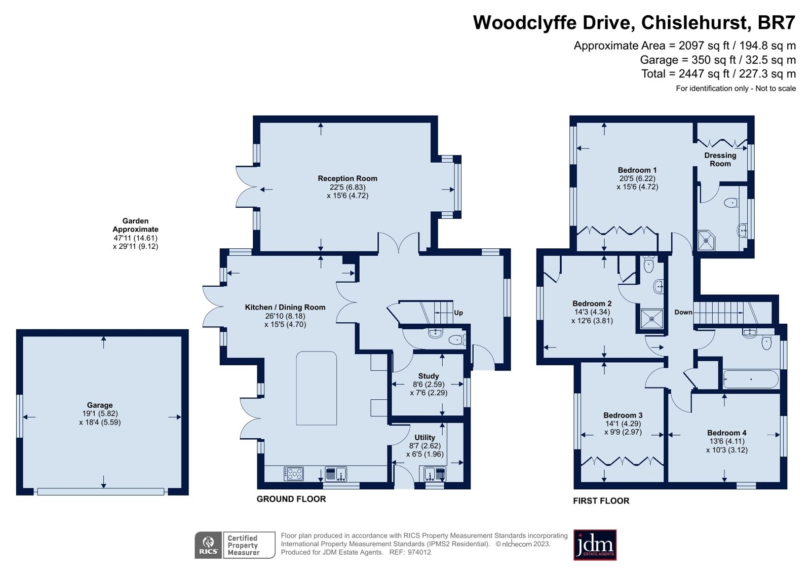 4 bed detached house for sale in Woodclyffe Drive, Chislehurst, Kent