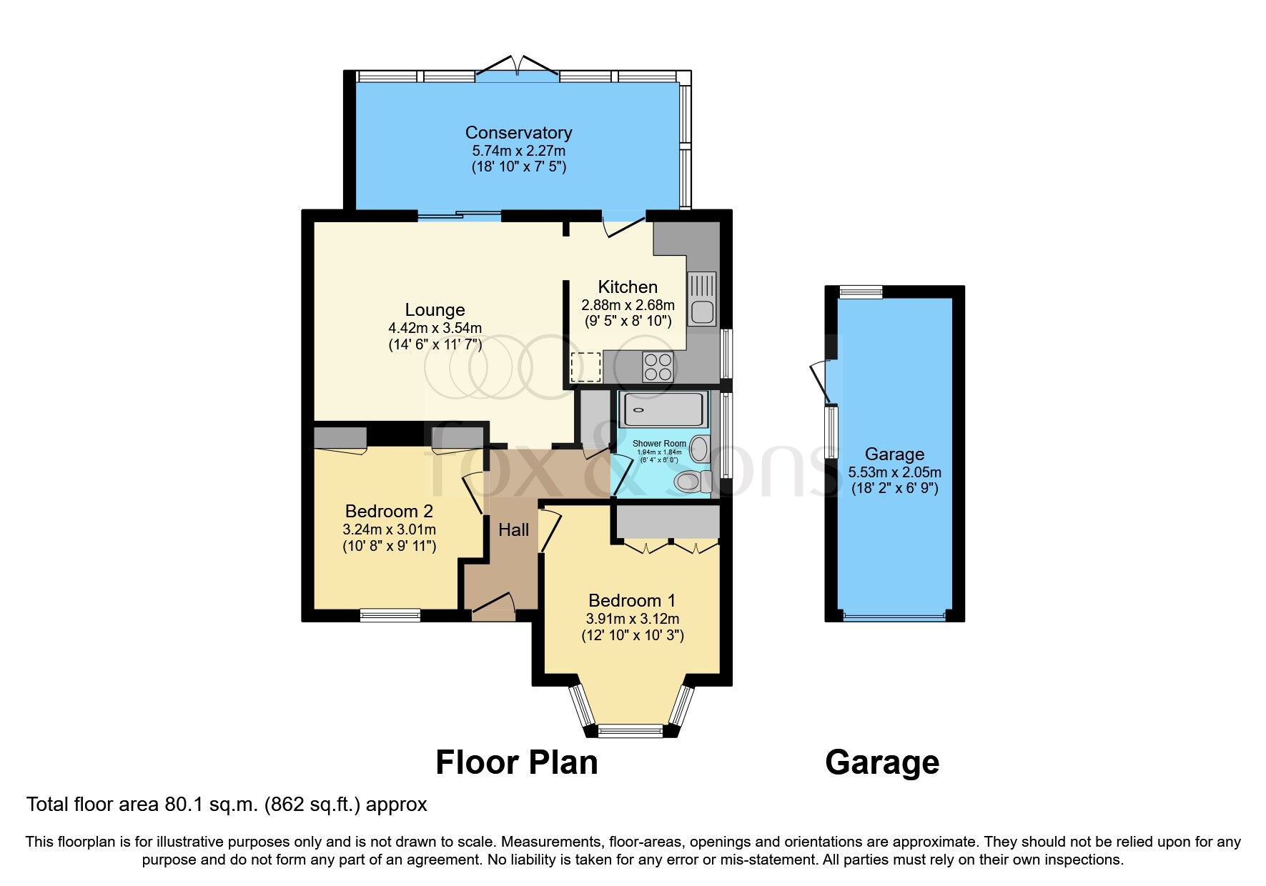 2 bed semidetached bungalow for sale in Cootes Avenue, Horsham RH12