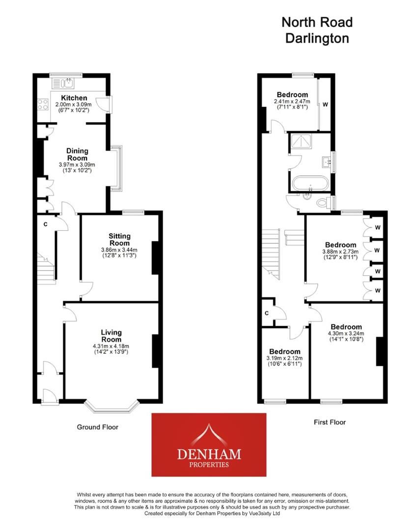 4 bed terraced house for sale in North Road, Darlington DL1 Zoopla