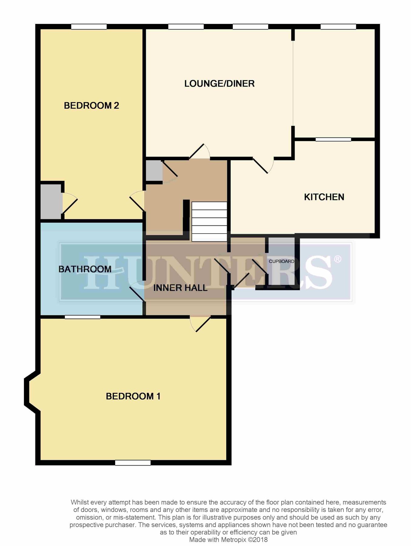 2 bed flat for sale in Flat 6 The Old Hall, Hunmanby Hall, Filey, North