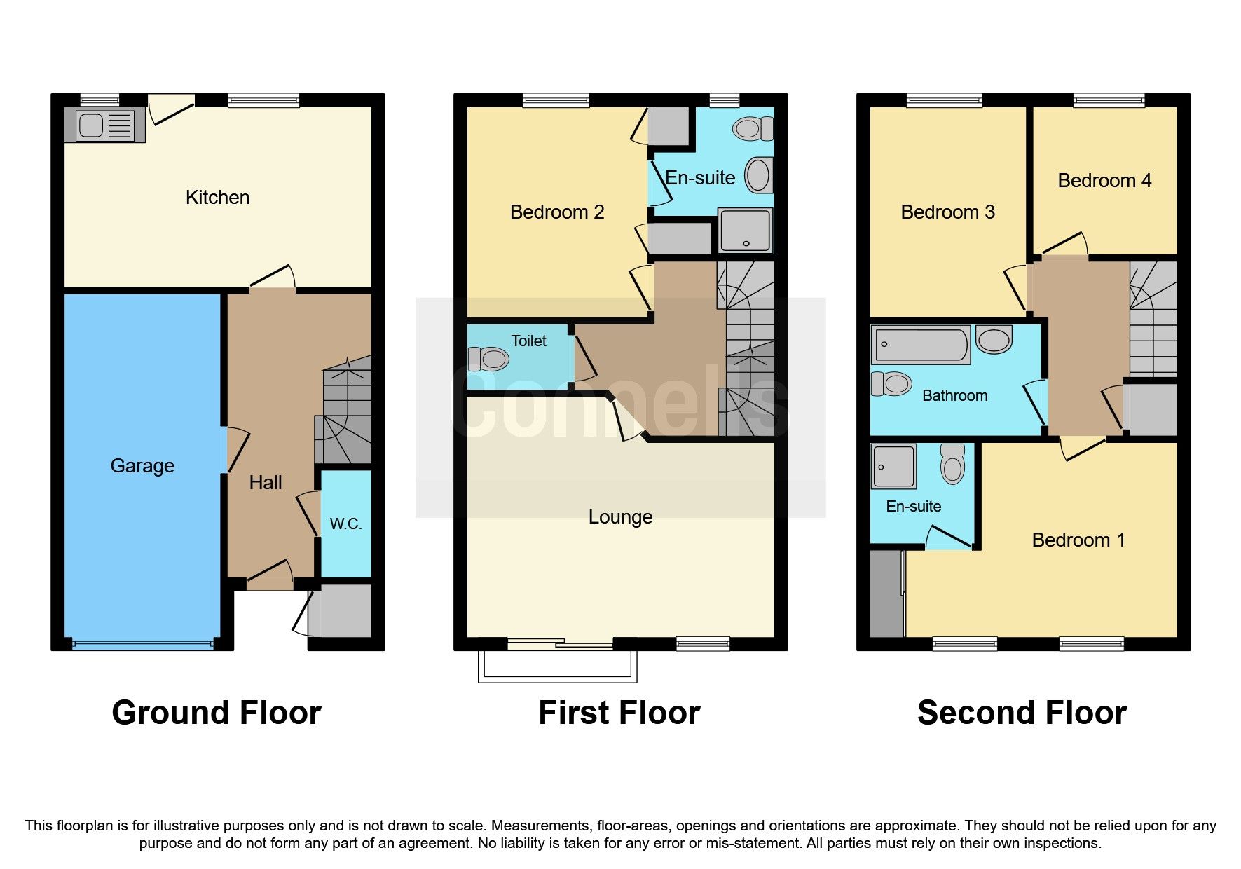 4 bed town house for sale in Windrush Close, Pelsall, Walsall WS3 Zoopla