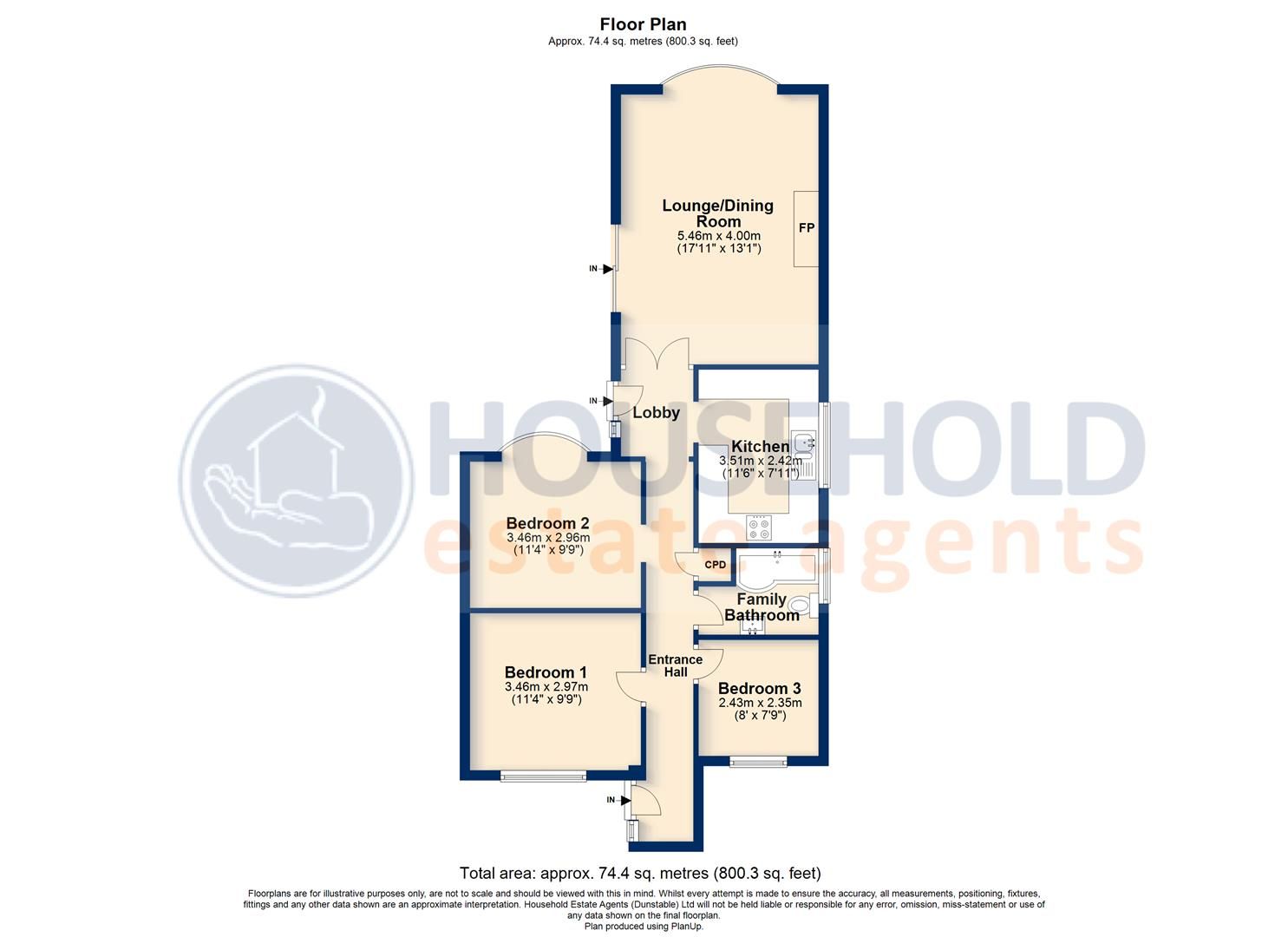 3 bed detached bungalow for sale in Sundon Lane, Houghton Regis