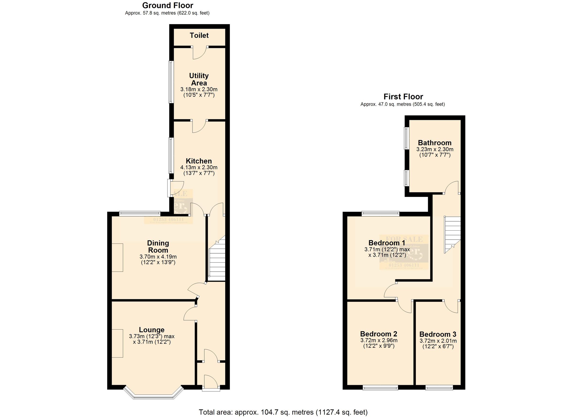 3 bed terraced house for sale in Buchanan Street, Blackpool FY1 Zoopla