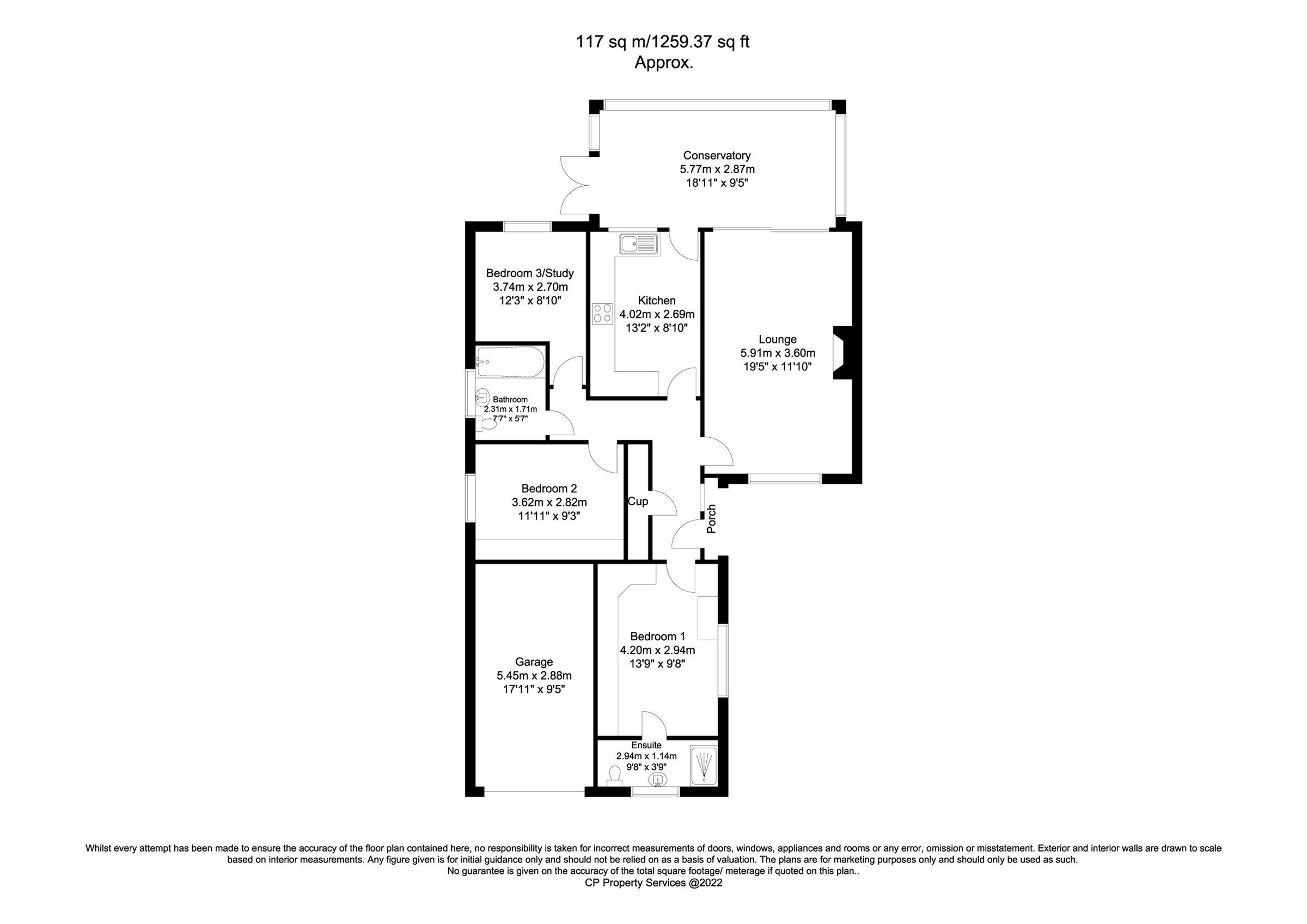 3 bed detached bungalow for sale in 2 Rockcliffe Close, Wadworth