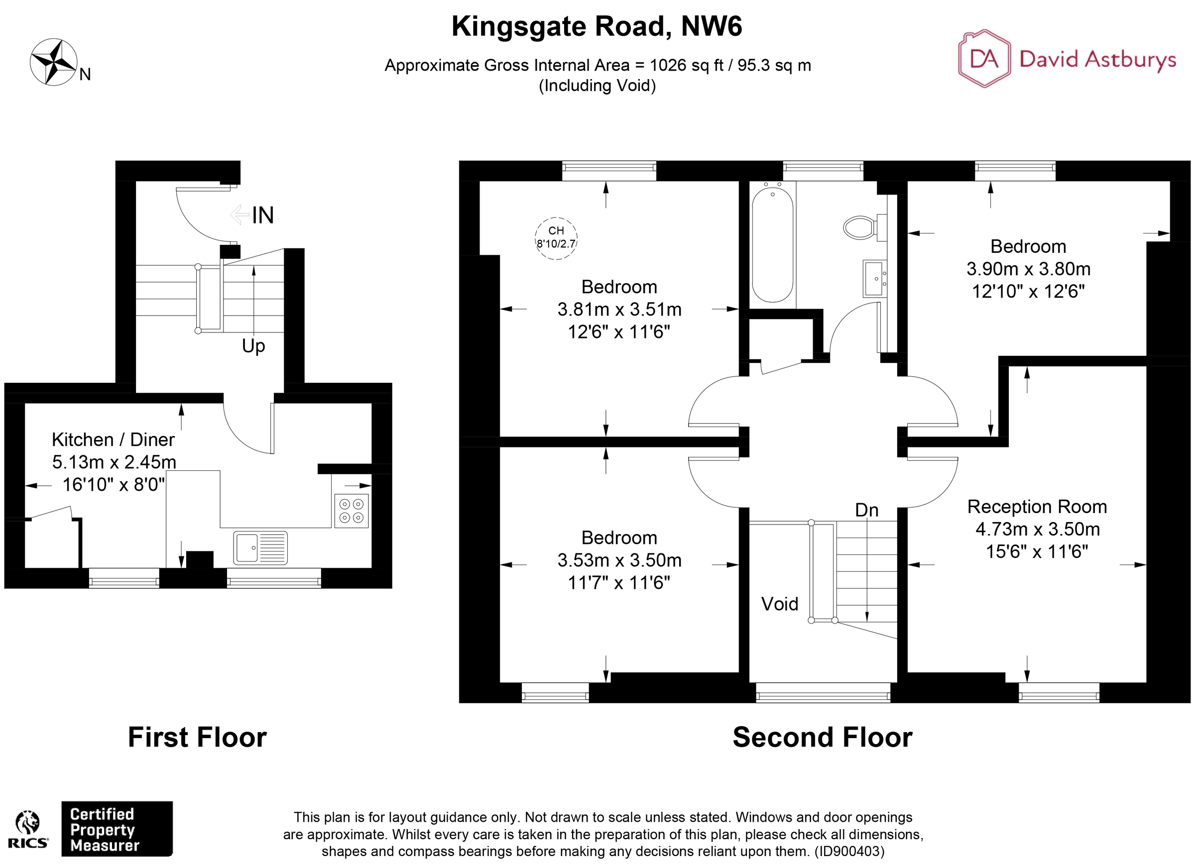 3 bed flat for sale in Kingsgate Road, West Hampstead, London NW6 Zoopla