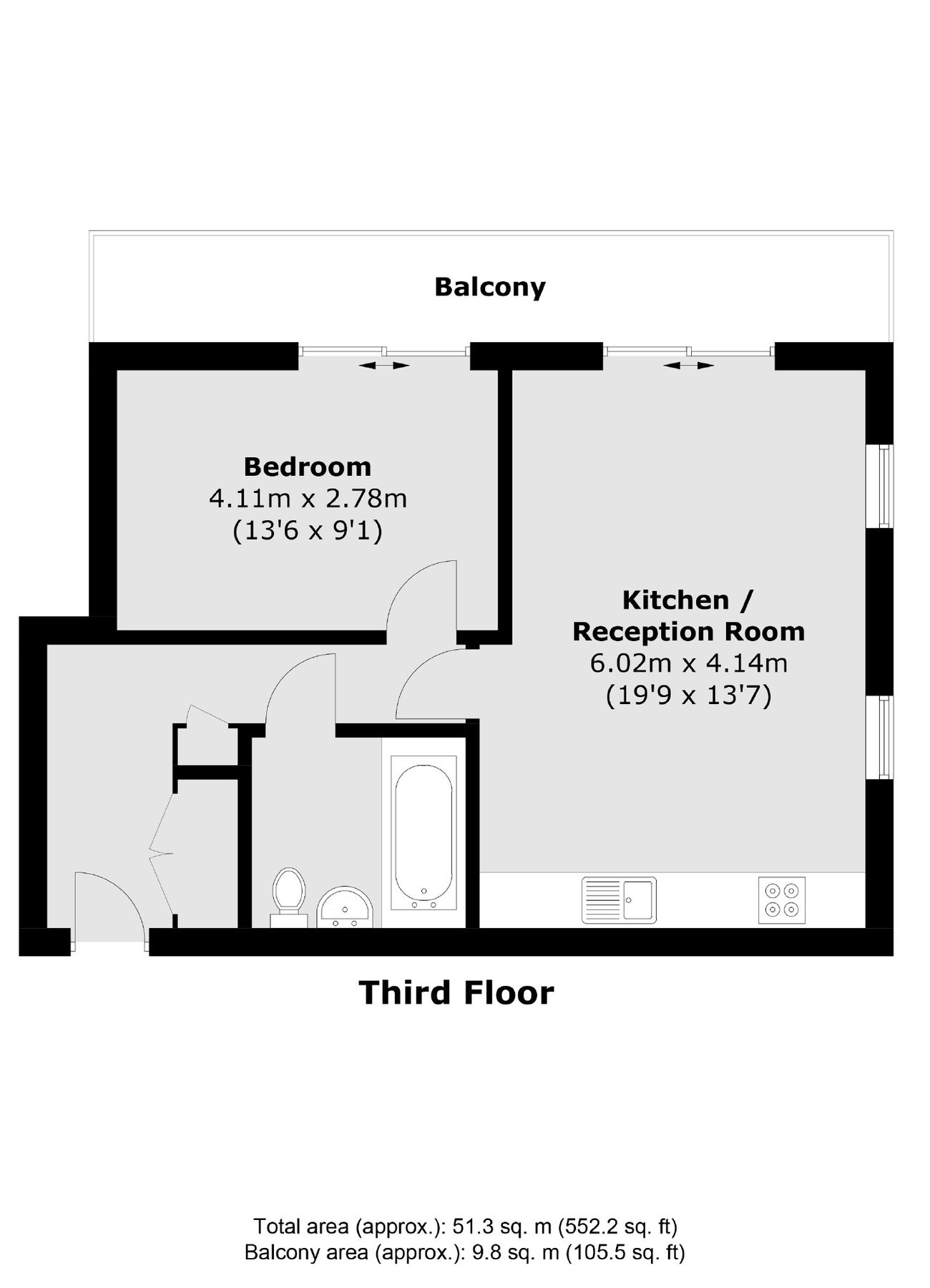 1 bed flat for sale in Dalston Square, London E8 Zoopla