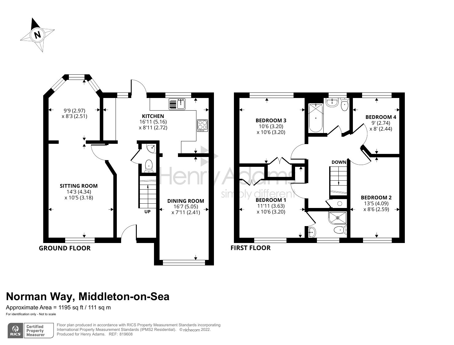 4 bed detached house for sale in Norman Way, MiddletonOnSea, Bognor