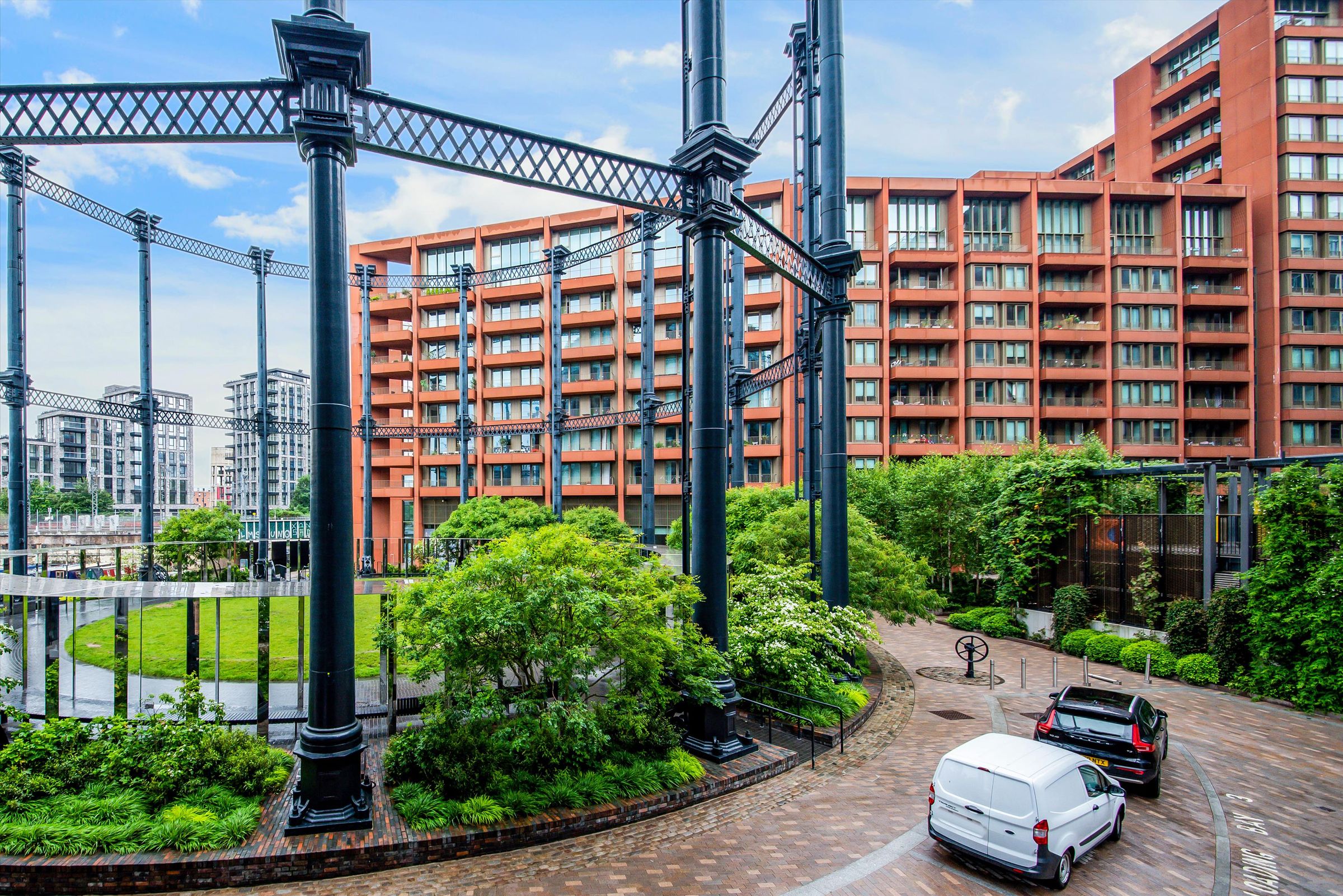 Gasholders, King's Cross, London N1C  