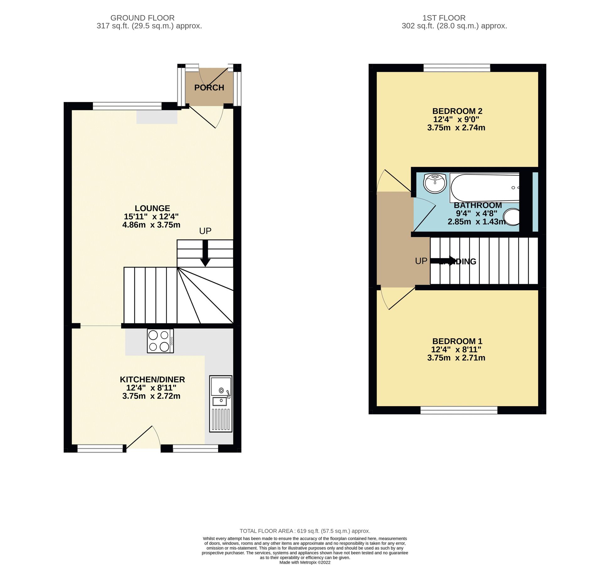 2 bed terraced house for sale in Stanedge Grove, Hawkley Hall, Wigan