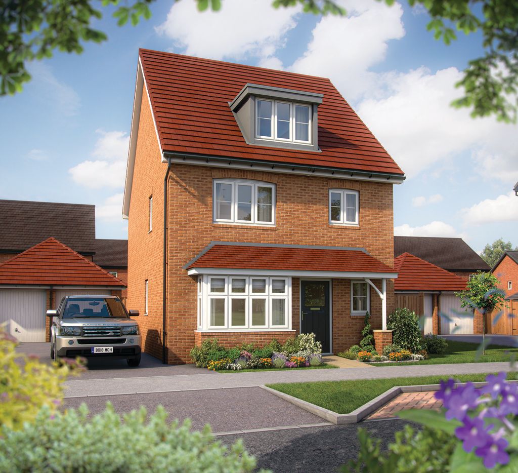 New home, 4 bed detached house for sale in "Willow" at Amos Drive