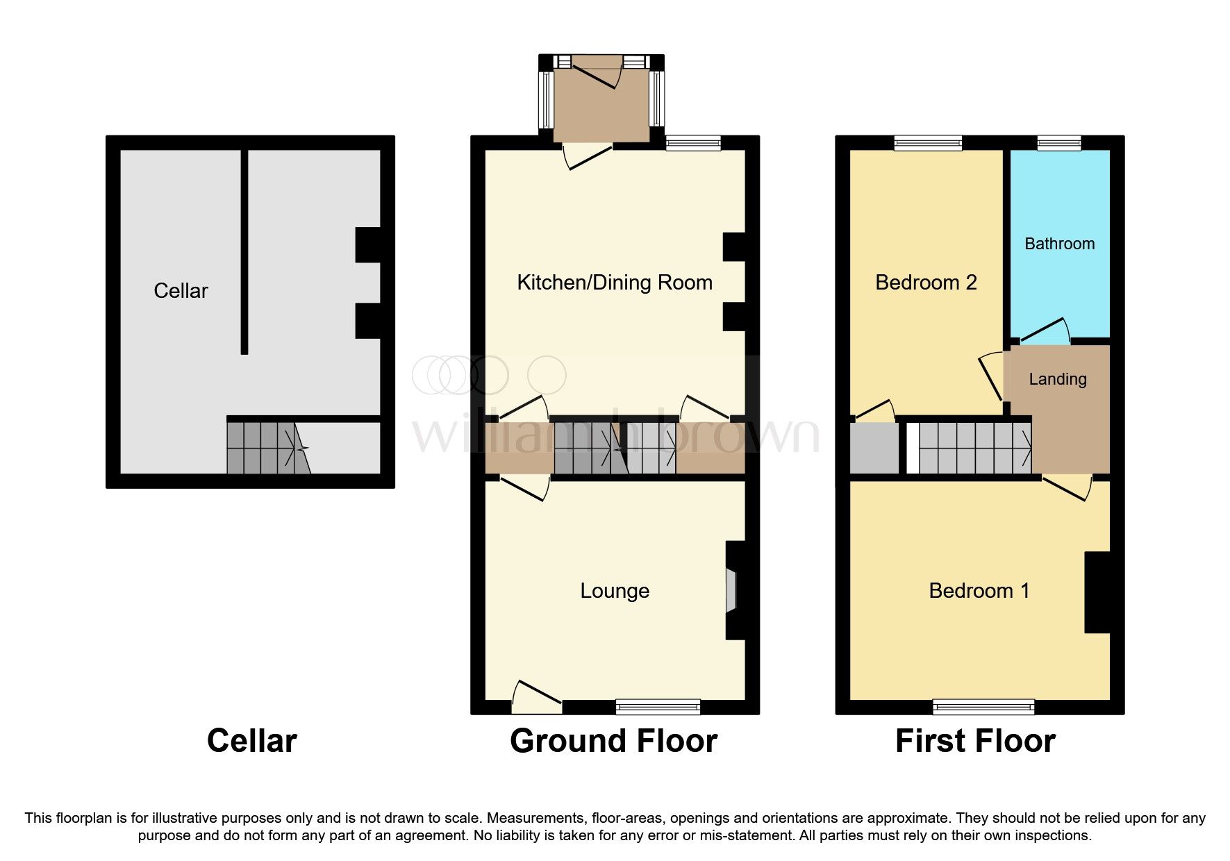2 bed terraced house for sale in Wakefield Road, Ackworth, Pontefract
