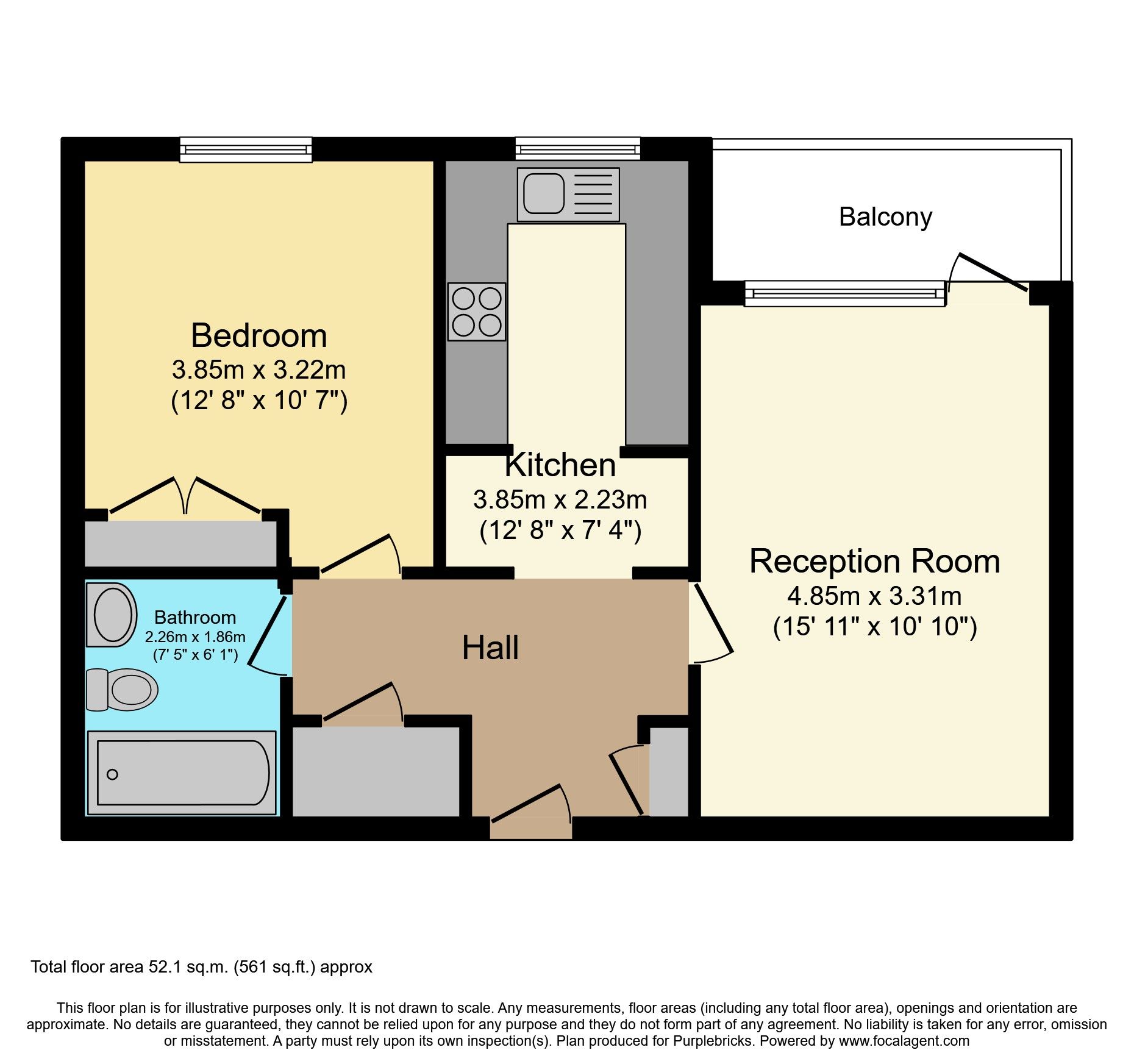 1 bed flat for sale in Willow Court, Wallington SM6 Zoopla