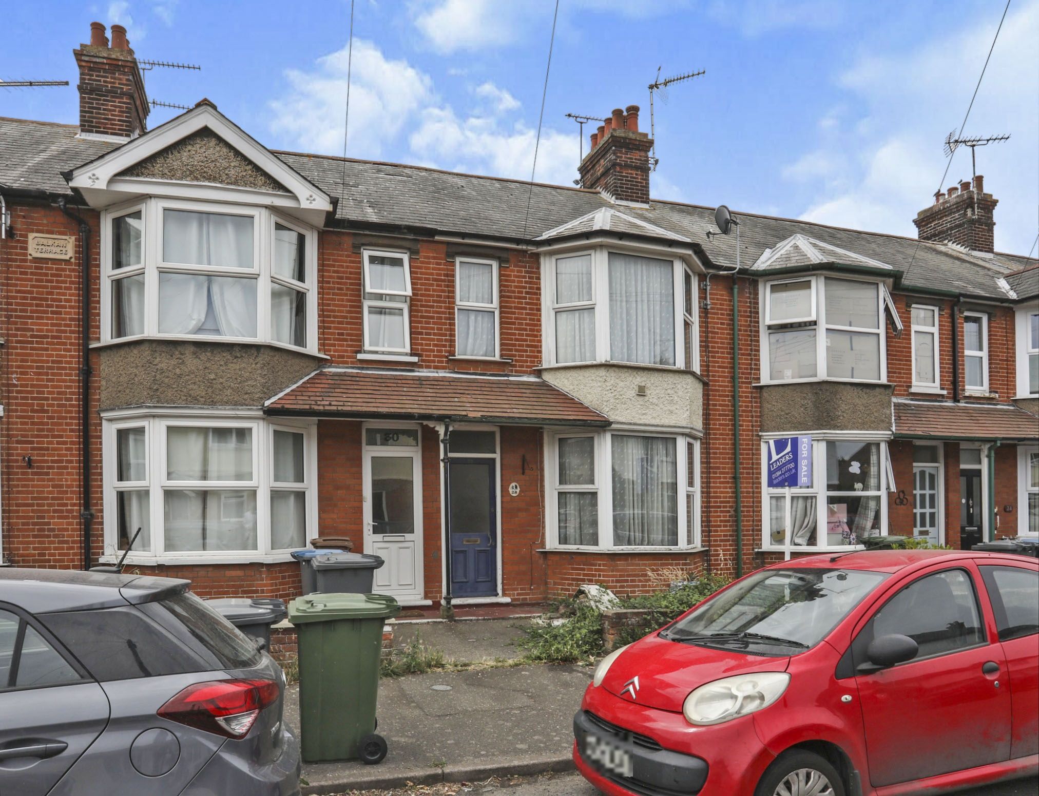 3 bed terraced house for sale in St. Andrews Road, Felixstowe, Suffolk
