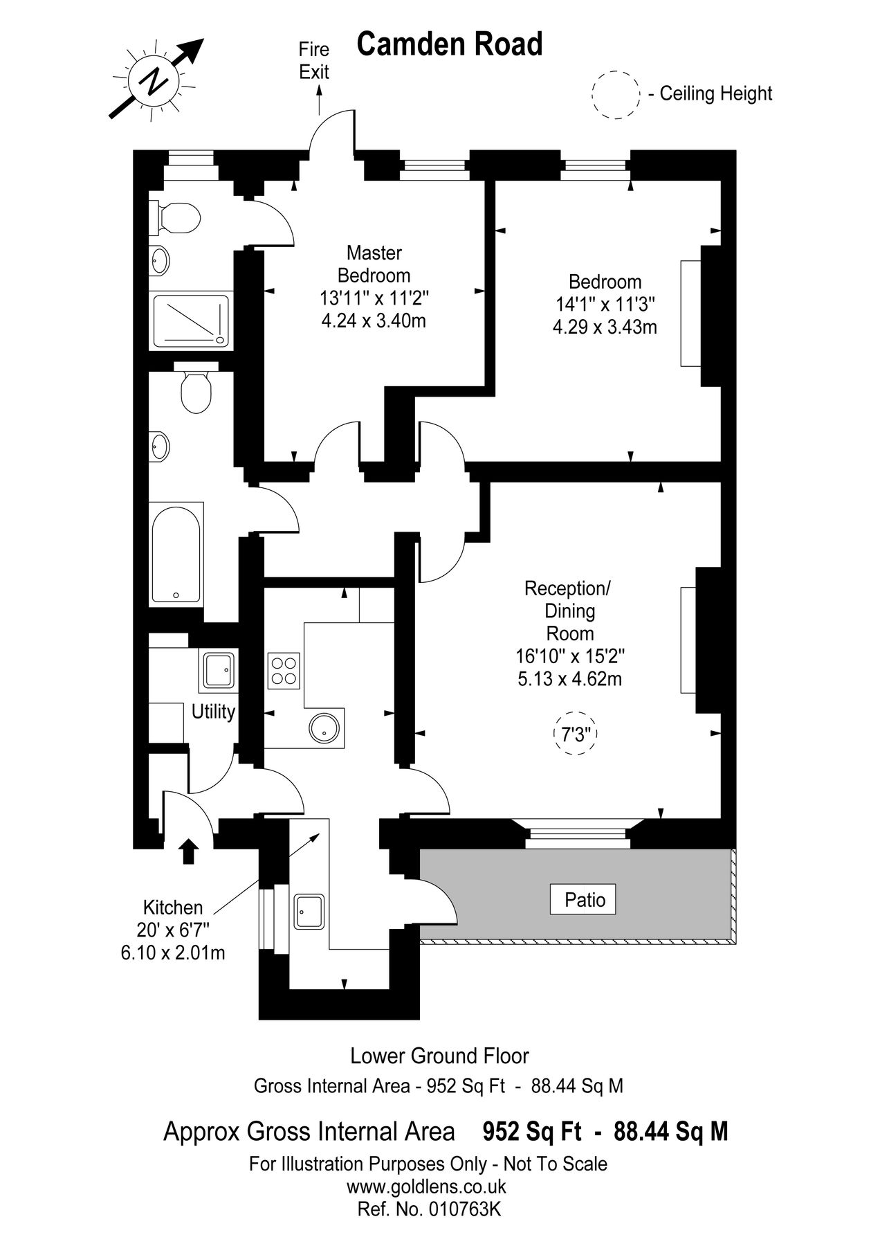 2 bed flat to rent in Camden Road, Camden, London NW1 Zoopla