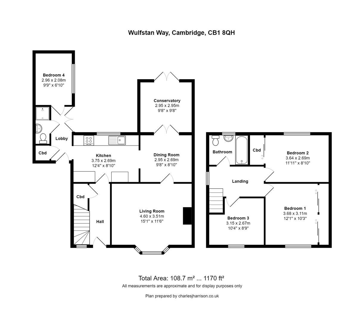 4 bed semidetached house for sale in Wulfstan Way, Cambridge CB1 Zoopla