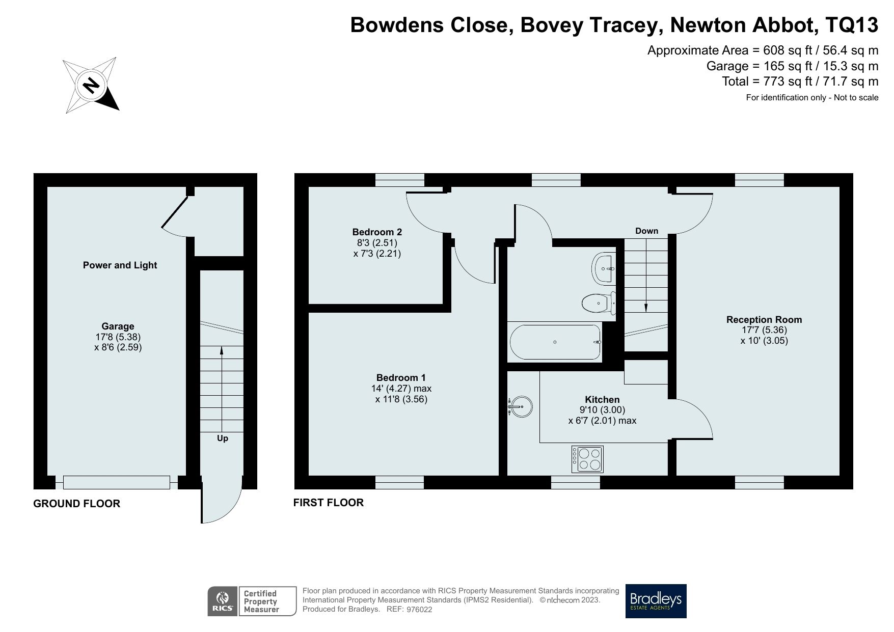 2 bed detached house for sale in Bowdens Close, Bovey Tracey, Newton