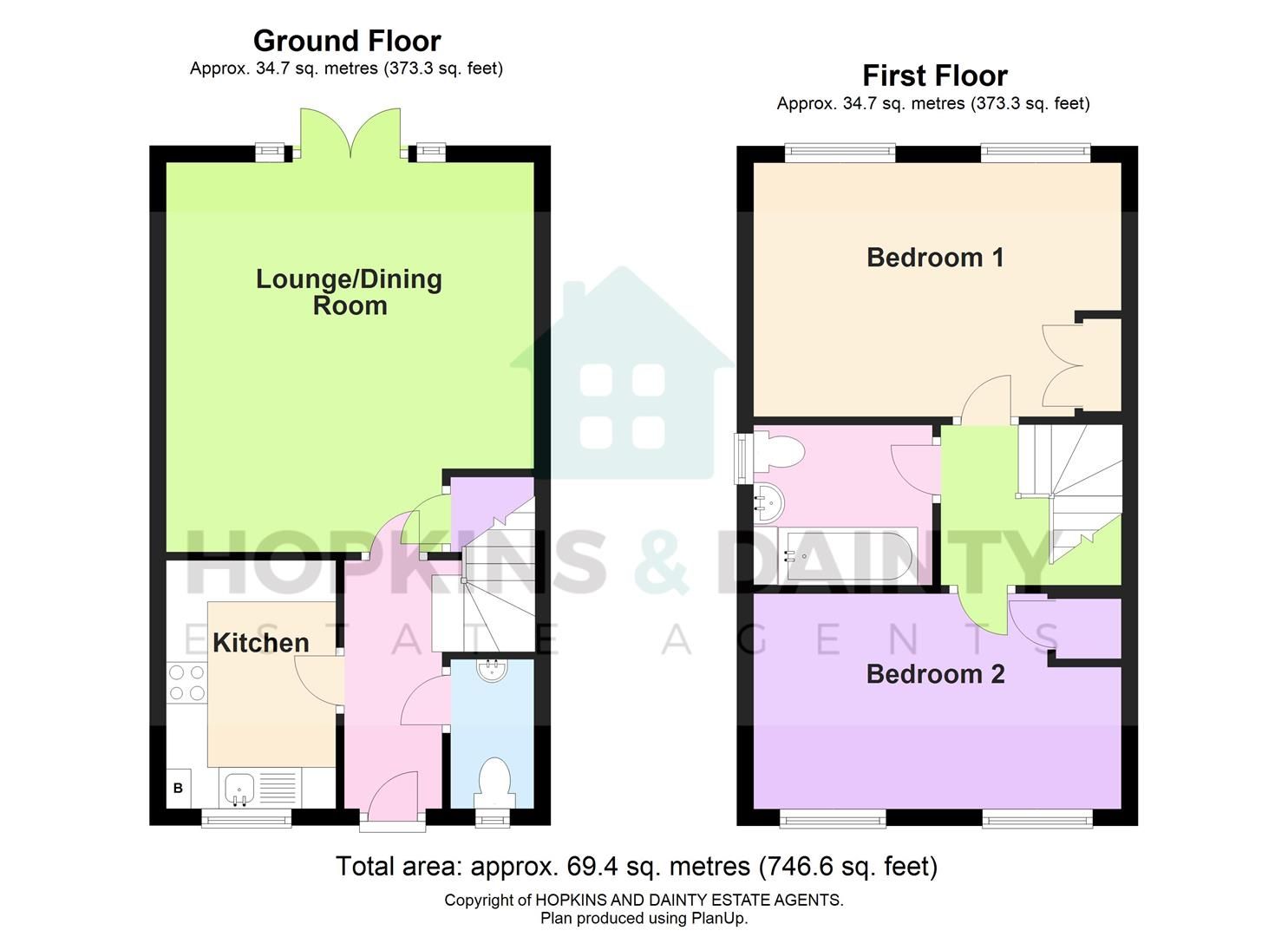 2 bed semidetached house for sale in Knob Fields, Burton Road, Castle