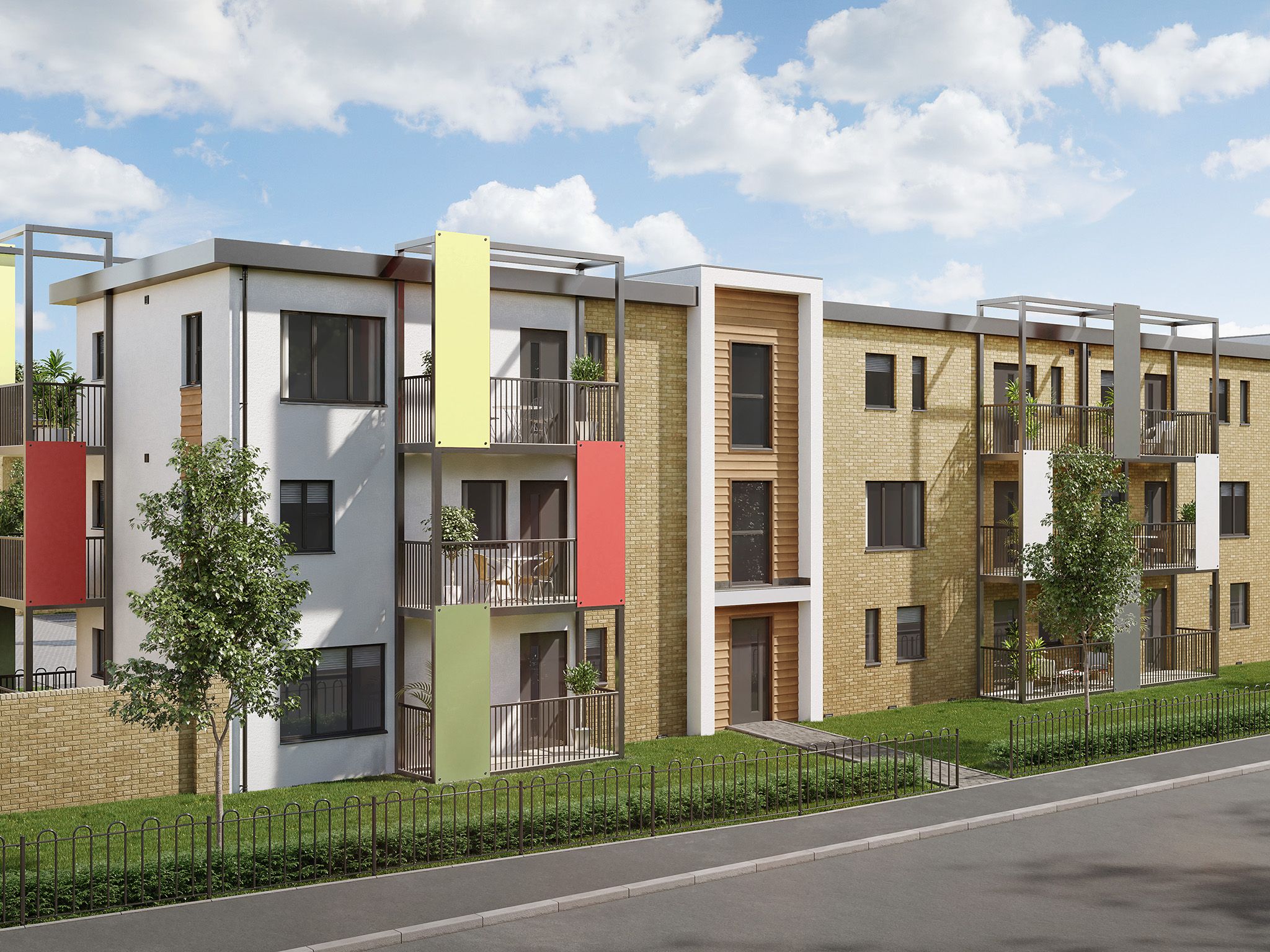 New home, 2 bed flat for sale in "The Tudor Block F" at Cowdray Avenue