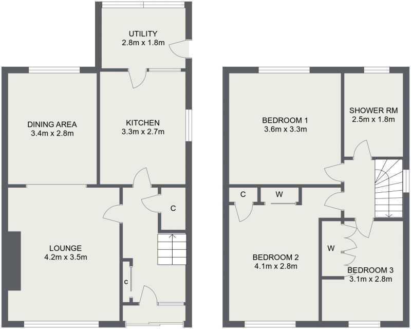 3 bed semidetached house for sale in Stirling Drive,