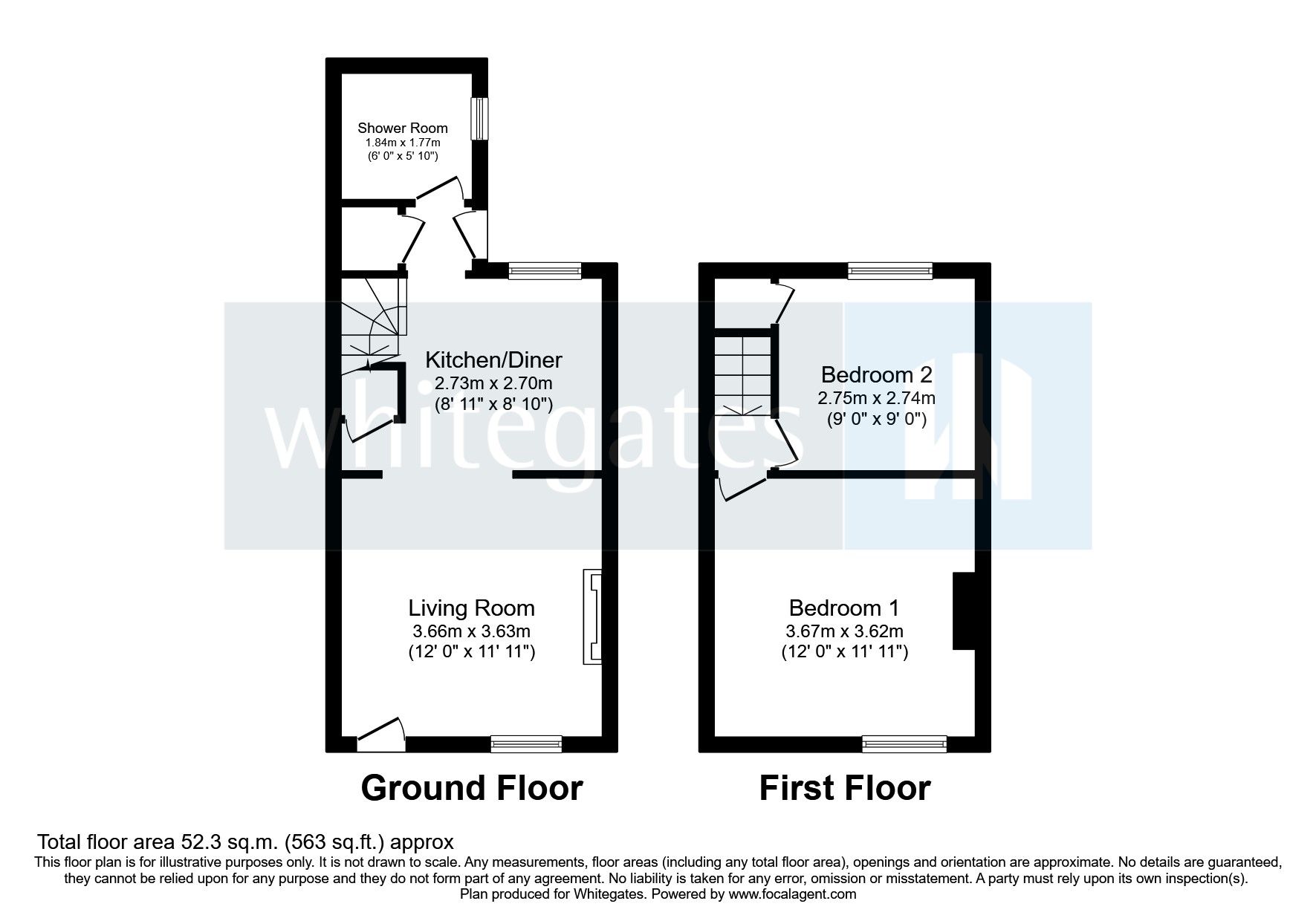 2 bed terraced house for sale in Millstone Lane, Nantwich, Cheshire CW5
