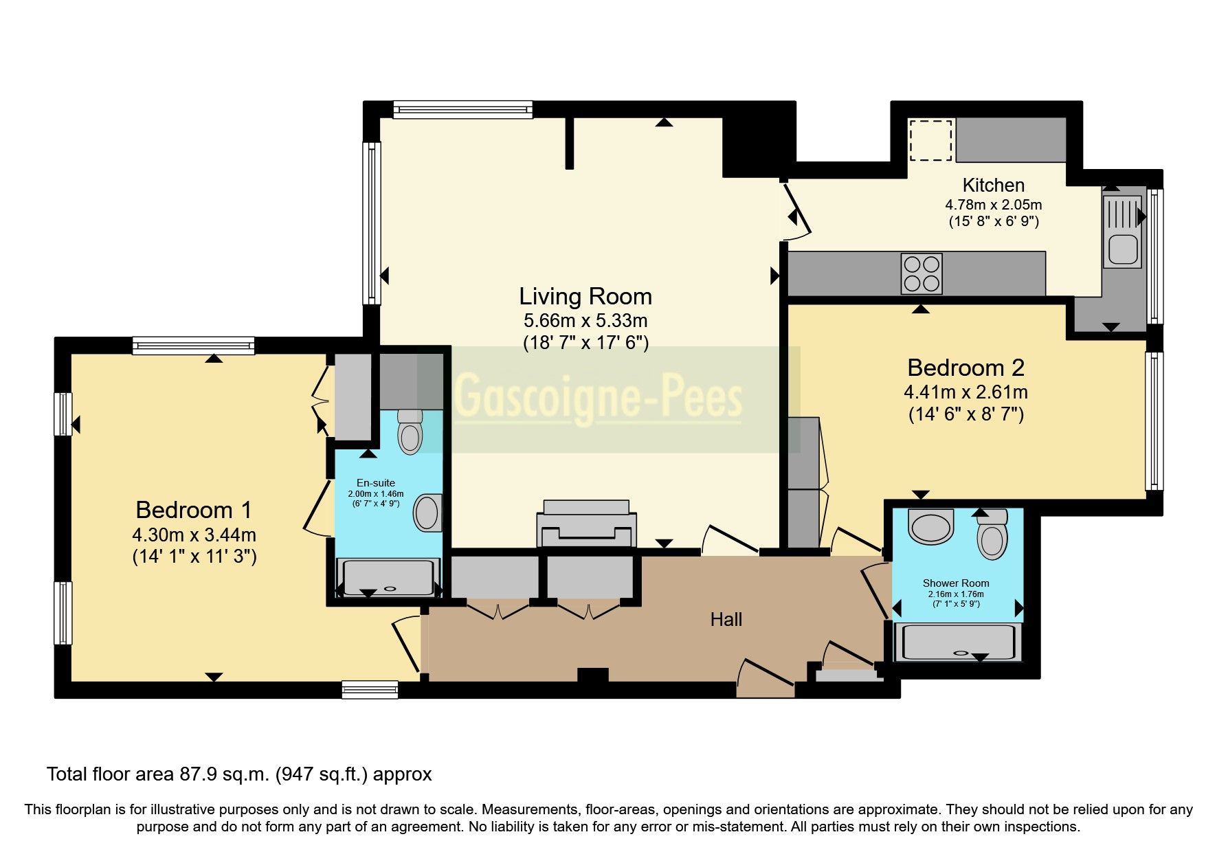 2 bed flat for sale in Gunters Mead, Copsem Lane, Esher, Surrey KT10