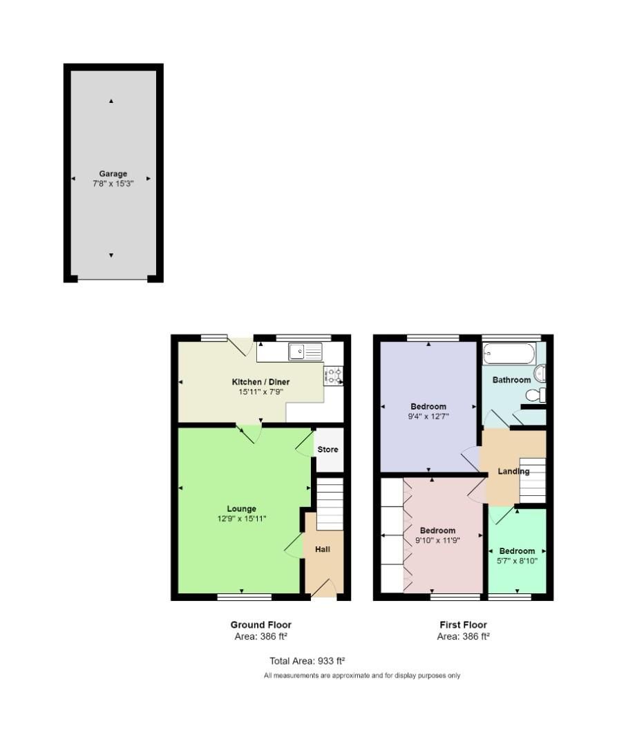 3 bed semidetached house for sale in Bideford Green, Leighton Buzzard