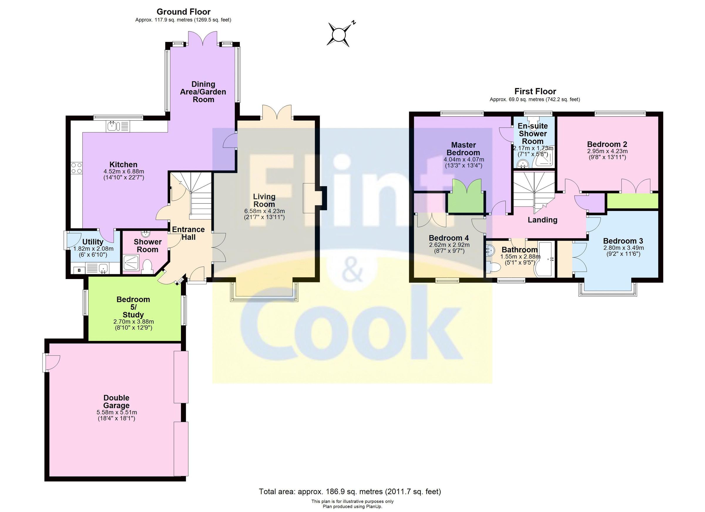 5 bed detached house for sale in Seabourne Gardens, Madley, Hereford