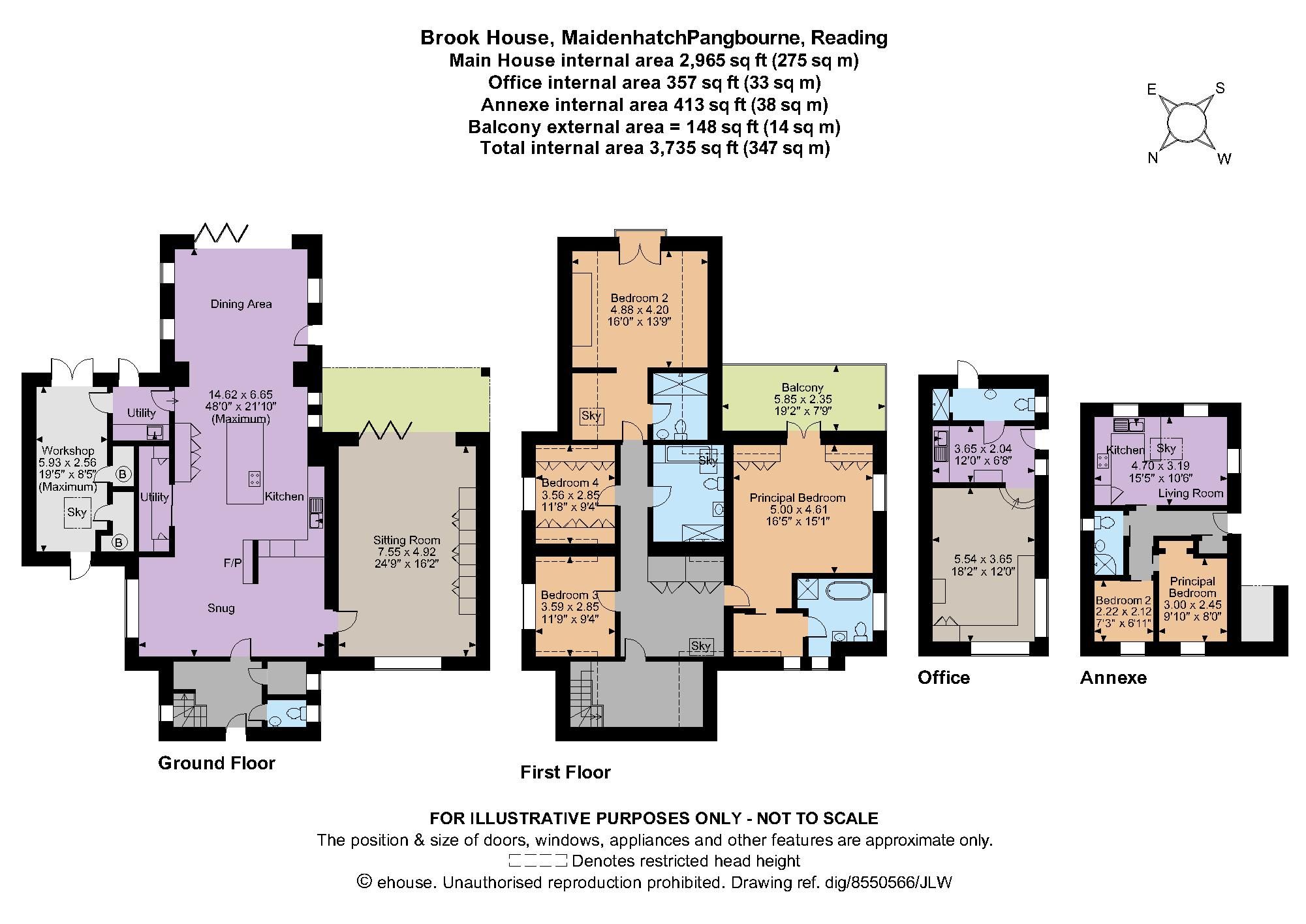 5 bed detached house for sale in Maidenhatch, Tidmarsh, Pangbourne