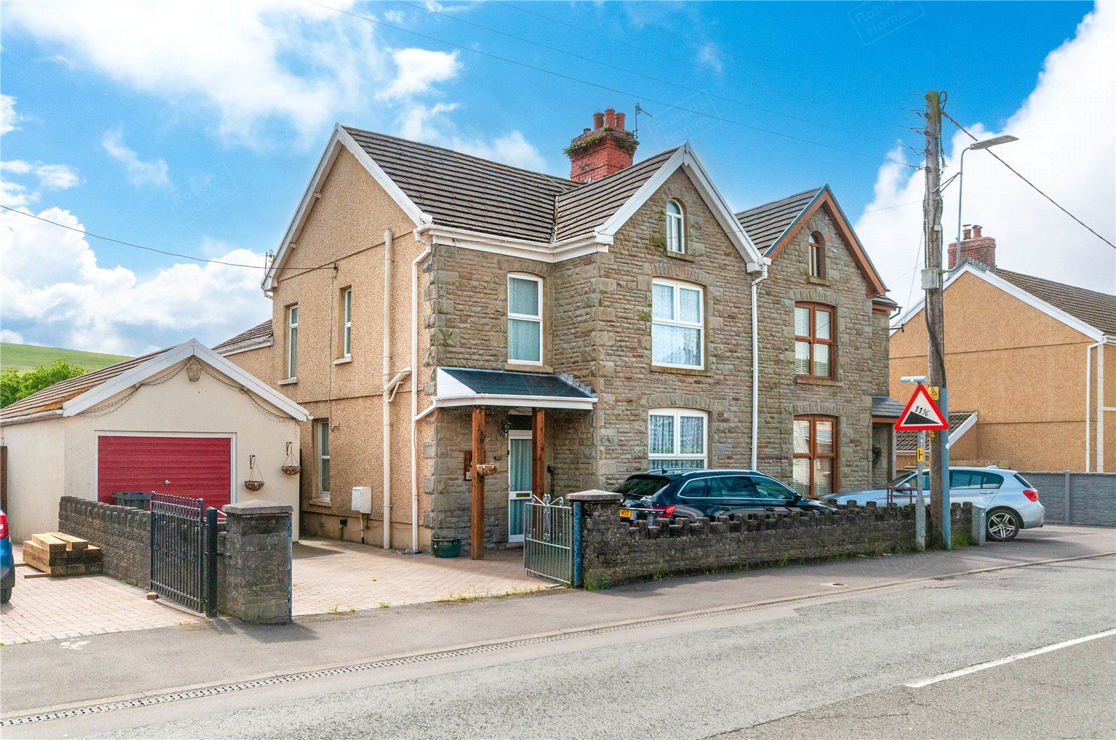3 bed semidetached house for sale in Brecon Road, Ystradgynlais
