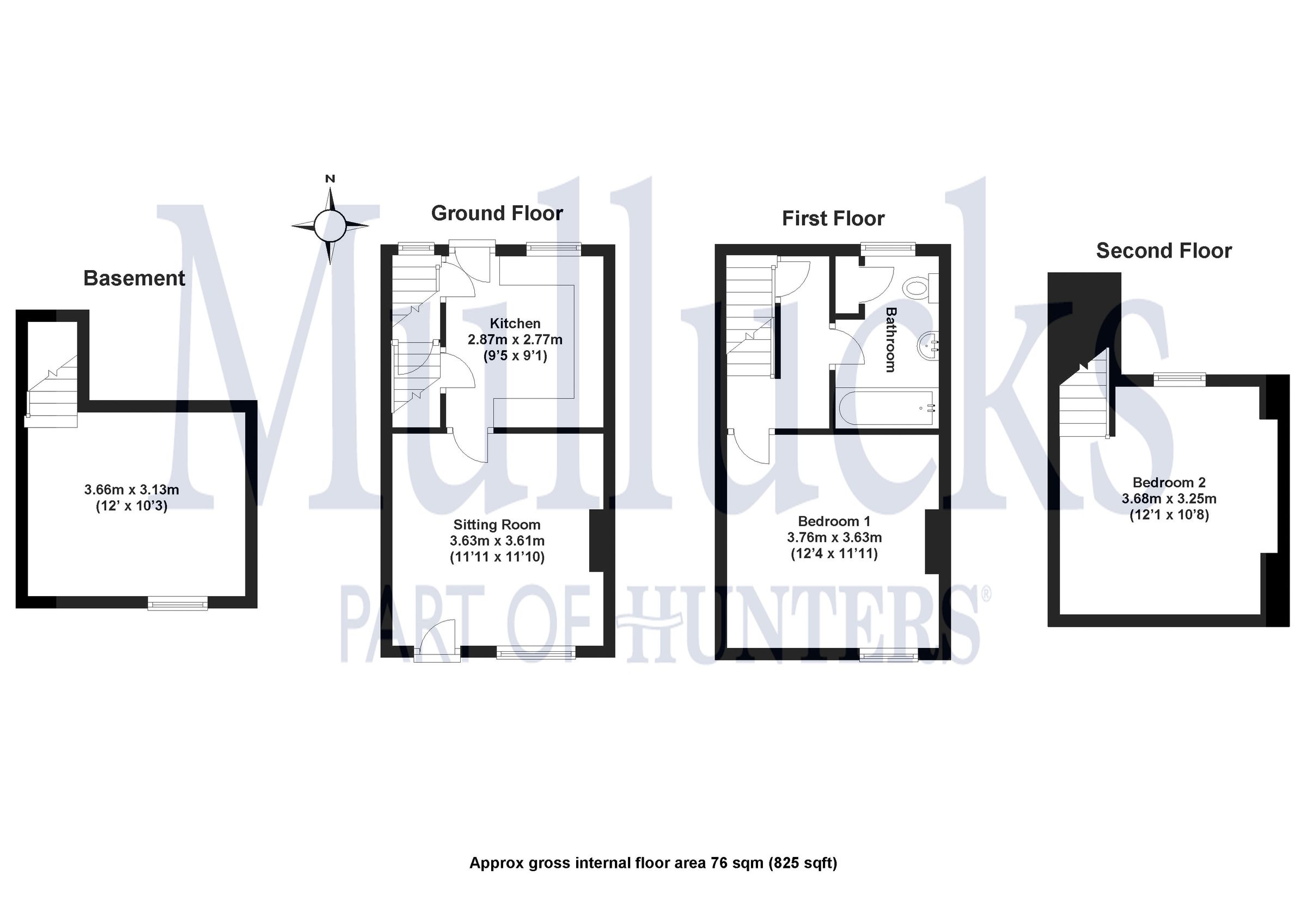 2 bed terraced house for sale in Gold Street, Saffron Walden, Essex