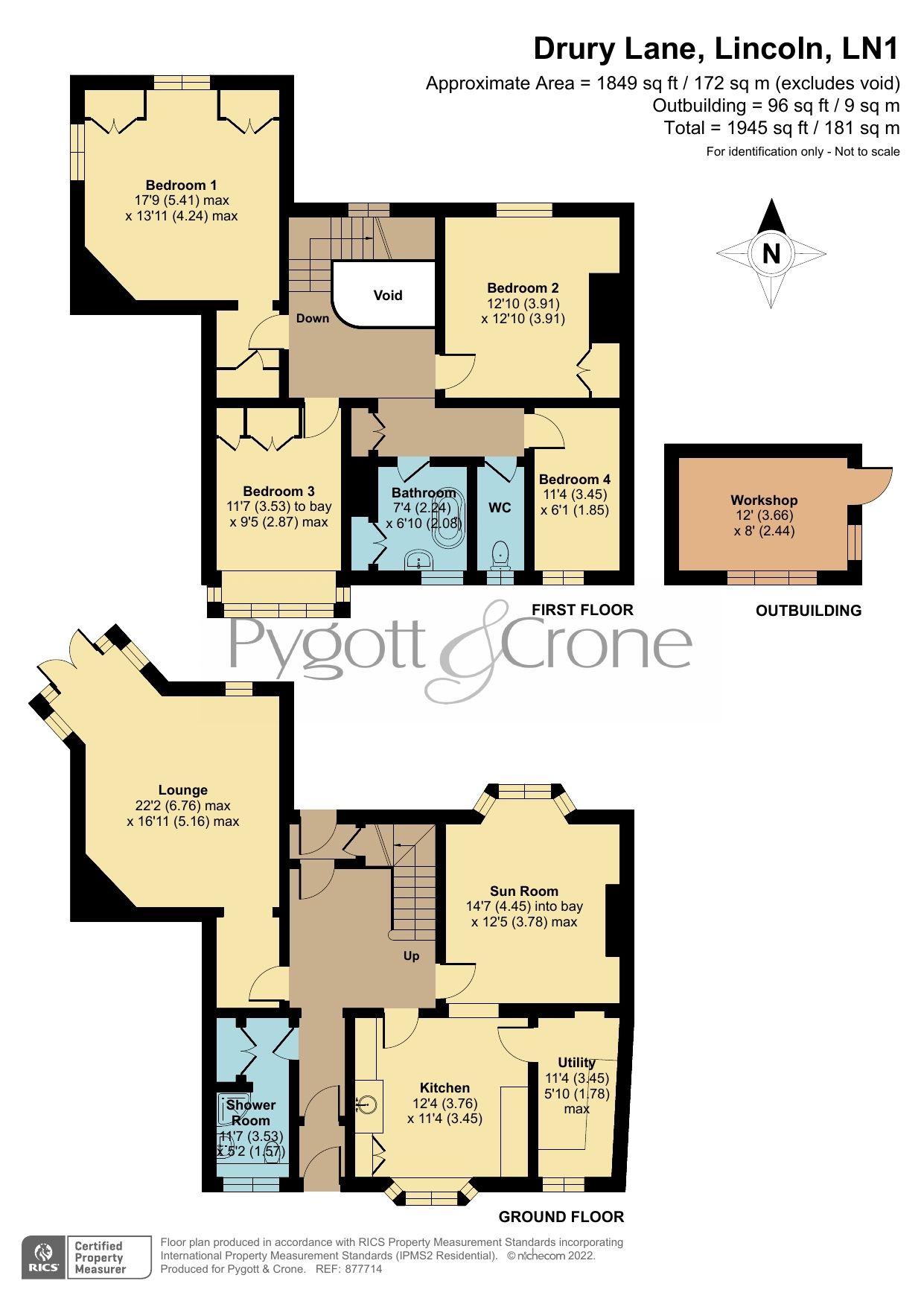 4 bed terraced house for sale in Drury Lane, Lincoln LN1 Zoopla