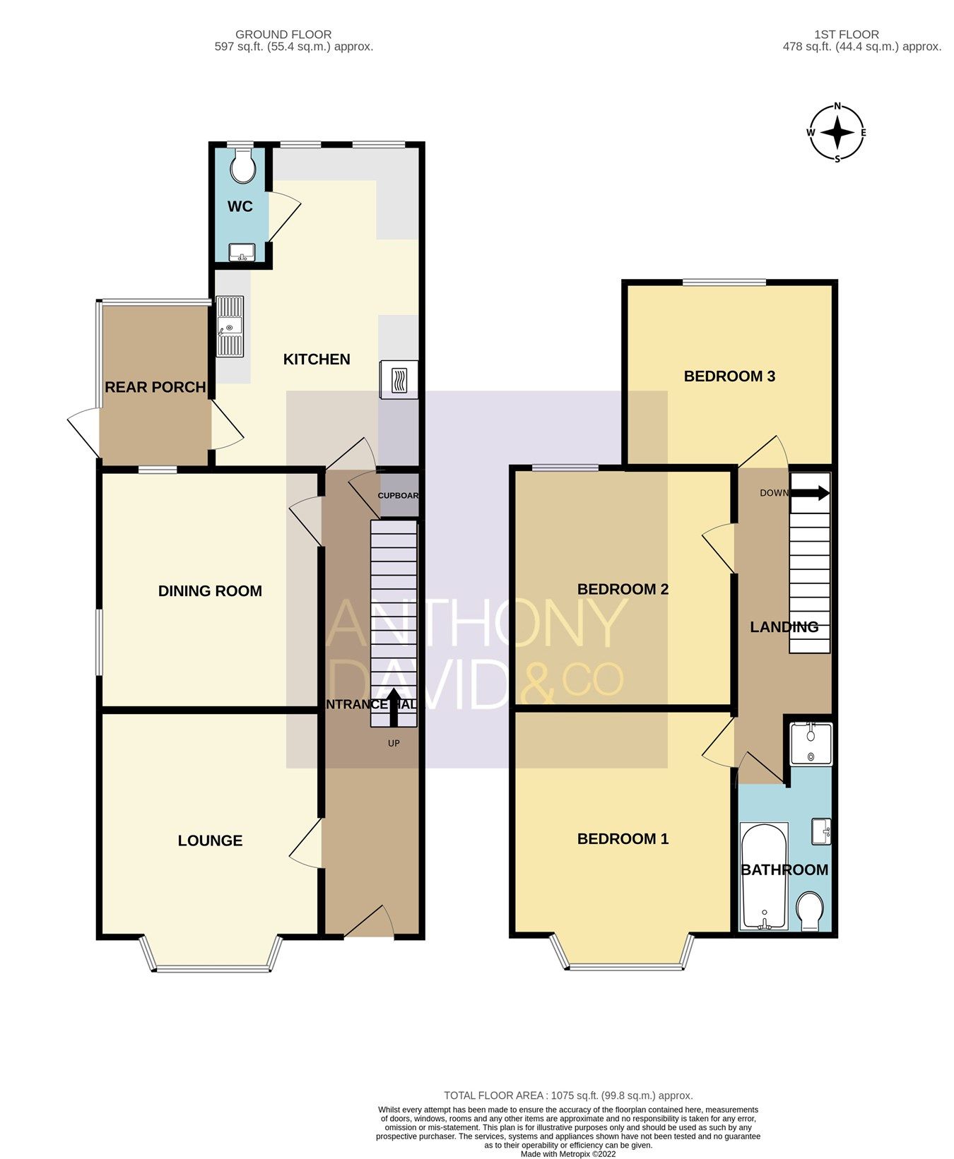 3 bed semidetached house for sale in Queens Road, Lower Parkstone