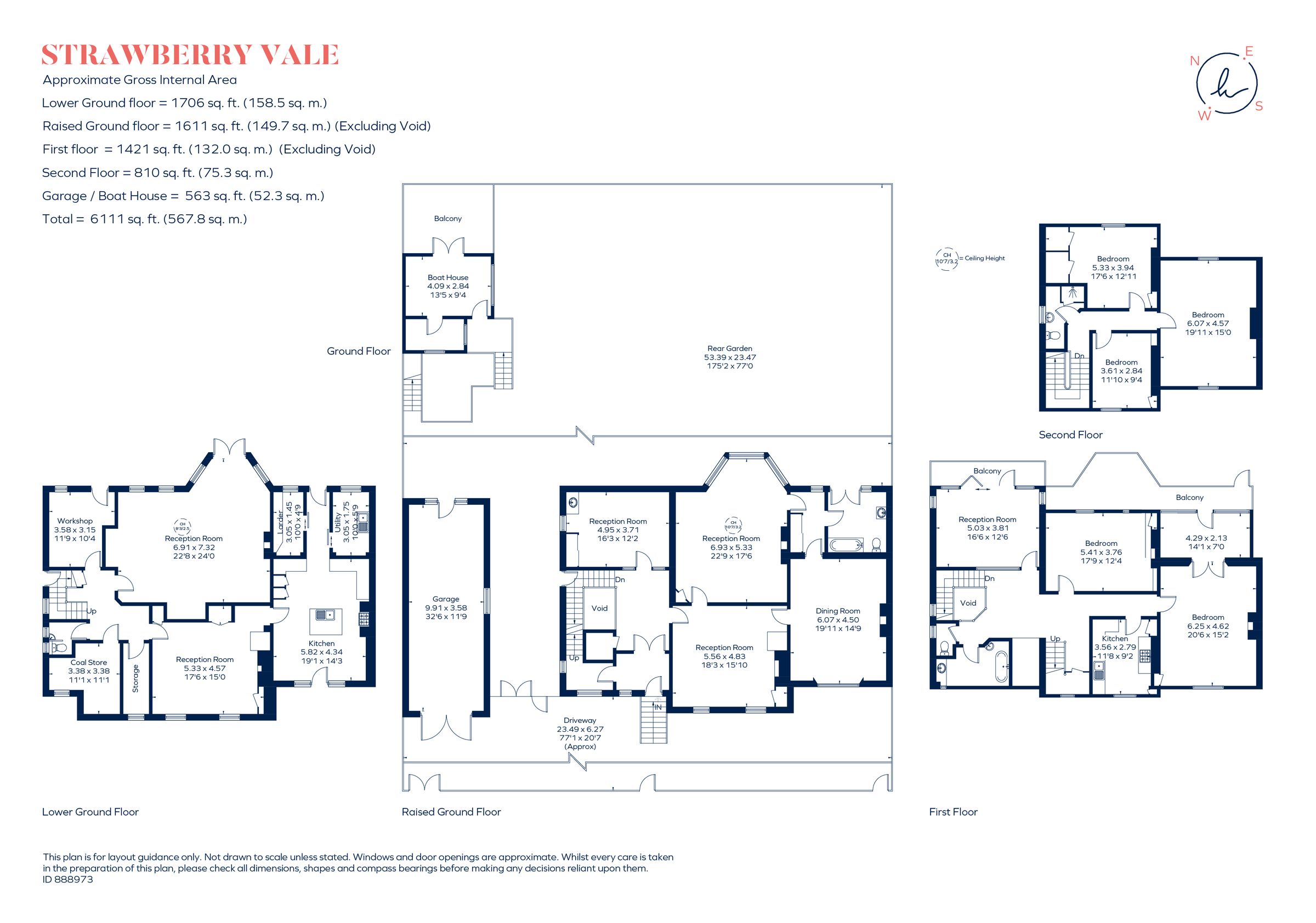 5 bed semidetached house for sale in Strawberry Vale, Twickenham TW1