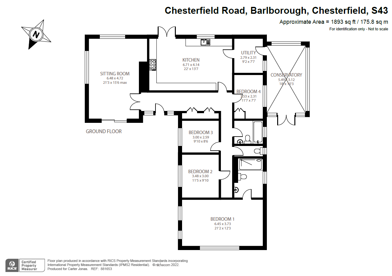 4 bed bungalow to rent in Chesterfield Road, Barlborough, Chesterfield