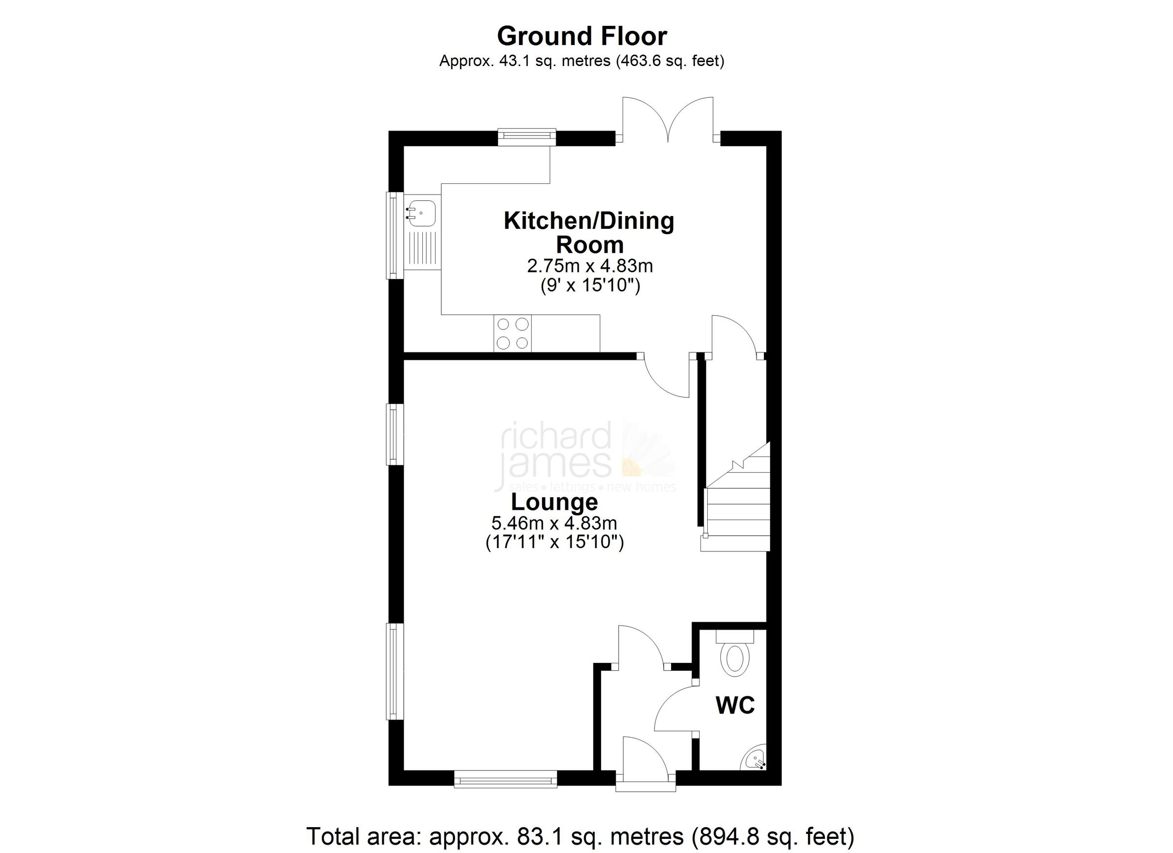 3 bed semidetached house for sale in Walkinshaw Road, Moredon, Swindon