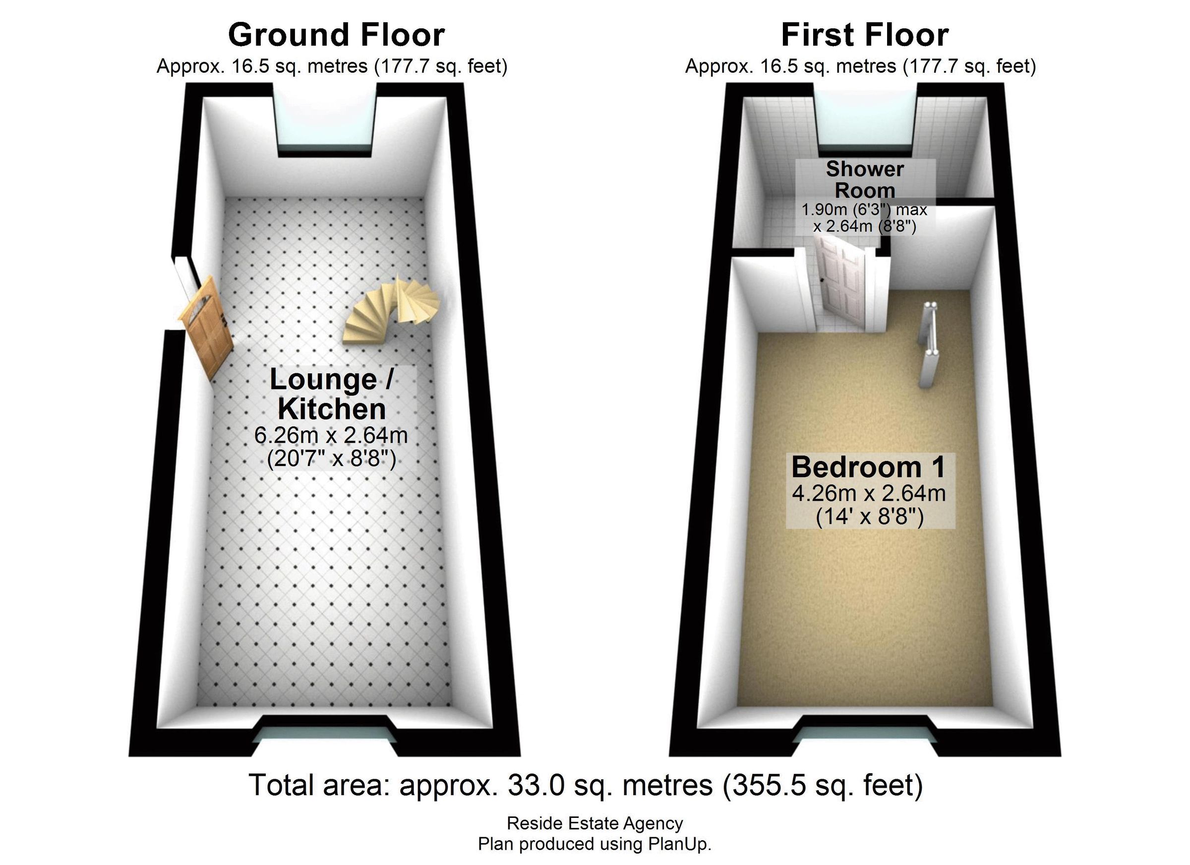 1 bed end terrace house for sale in Bentmeadows, Cronkeyshaw, Rochdale