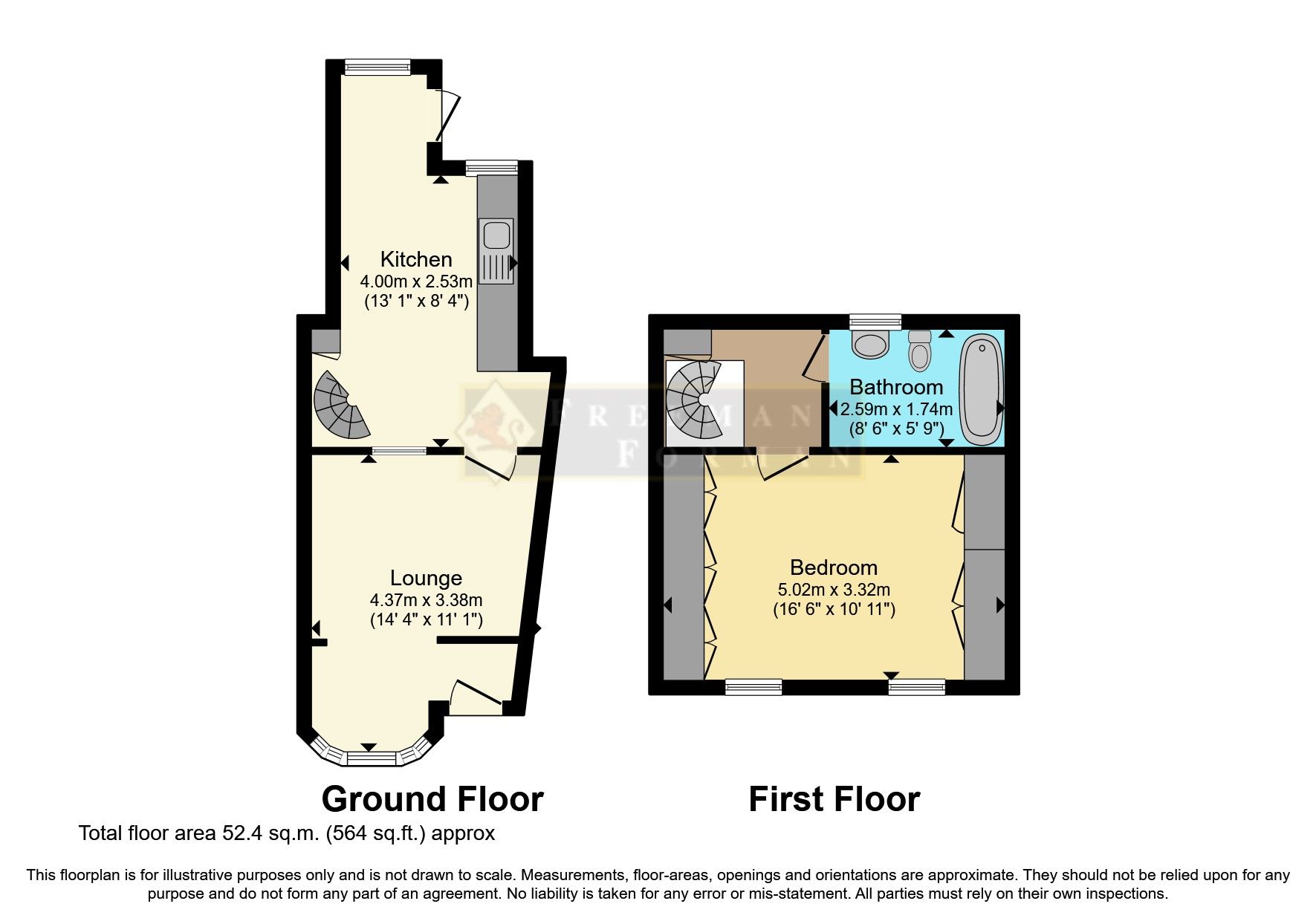 1 bed terraced house for sale in High Street, Lewes, East