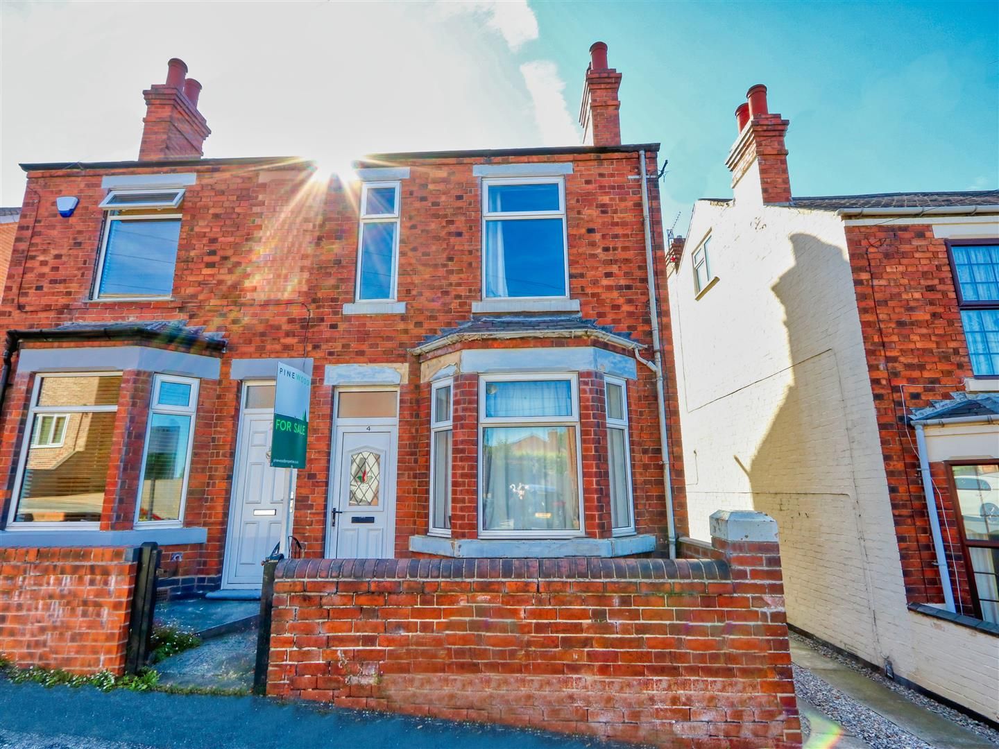 3 bed semidetached house for sale in Station Lane, New Whittington, Chesterfield, Derbyshire