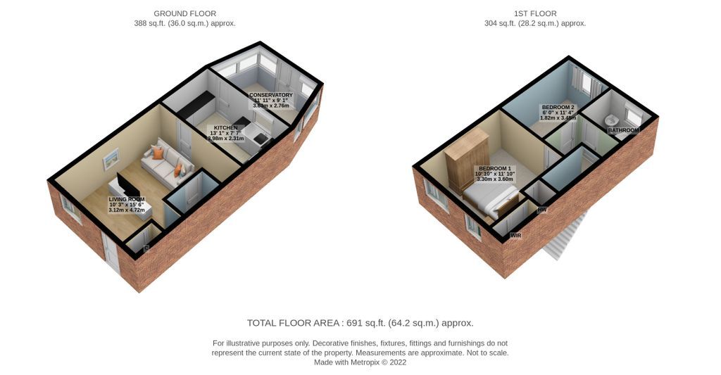 2 bed end terrace house to rent in Bowers Close, Burpham, Guildford GU4