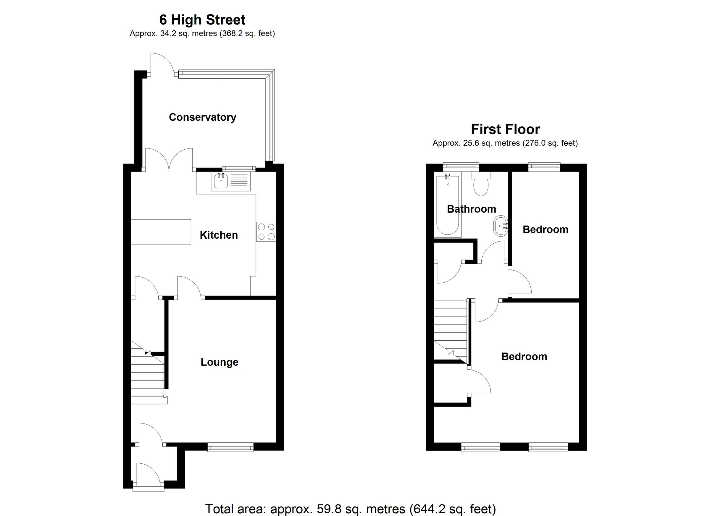2 bed terraced house for sale in High Street, Chase Terrace, Burntwood