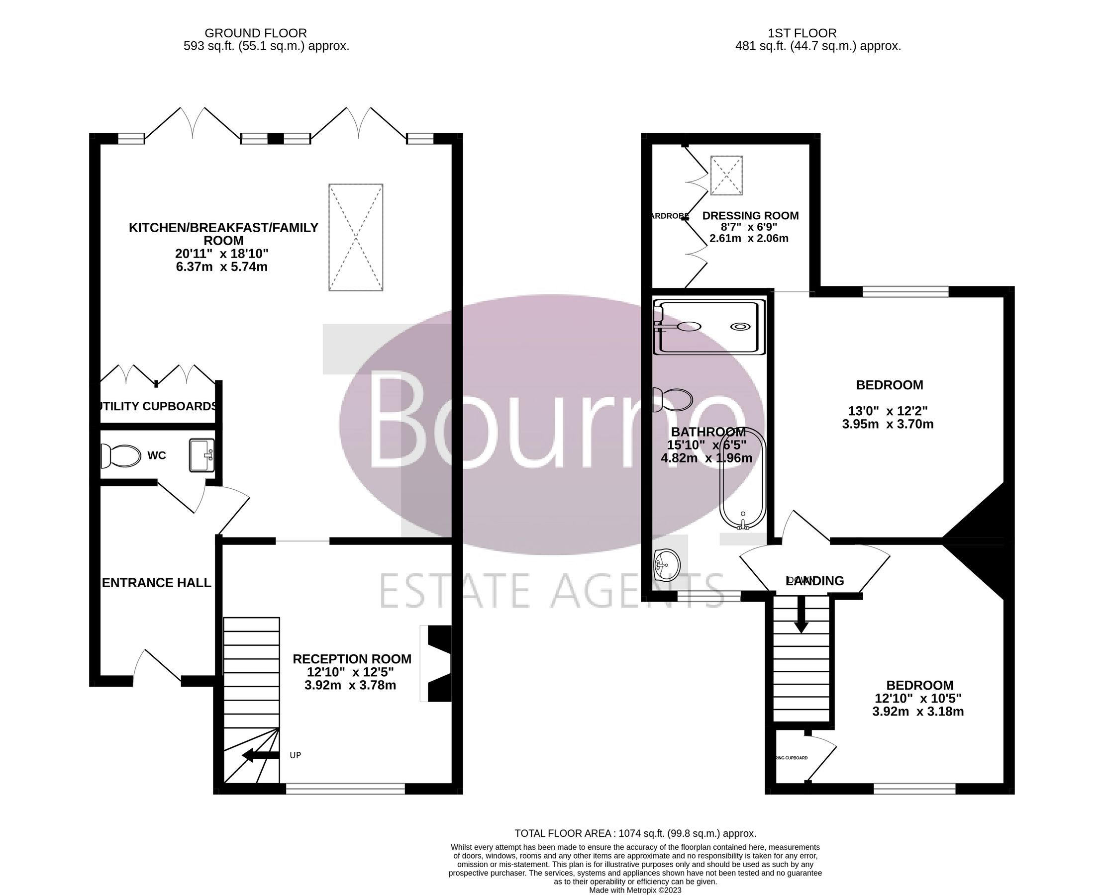 2 bed semidetached house for sale in Spencer Road, Cobham, Surrey KT11